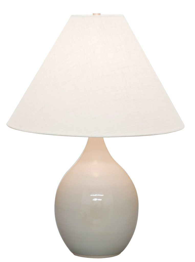 22.5-inch Scatchard Gray Gloss Switch on Socket Table Lamp