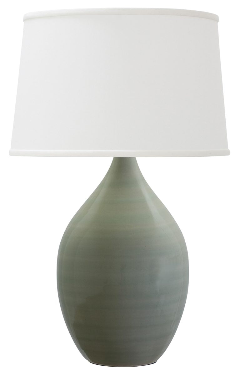 21-inch Scatchard Celadon Table Lamp