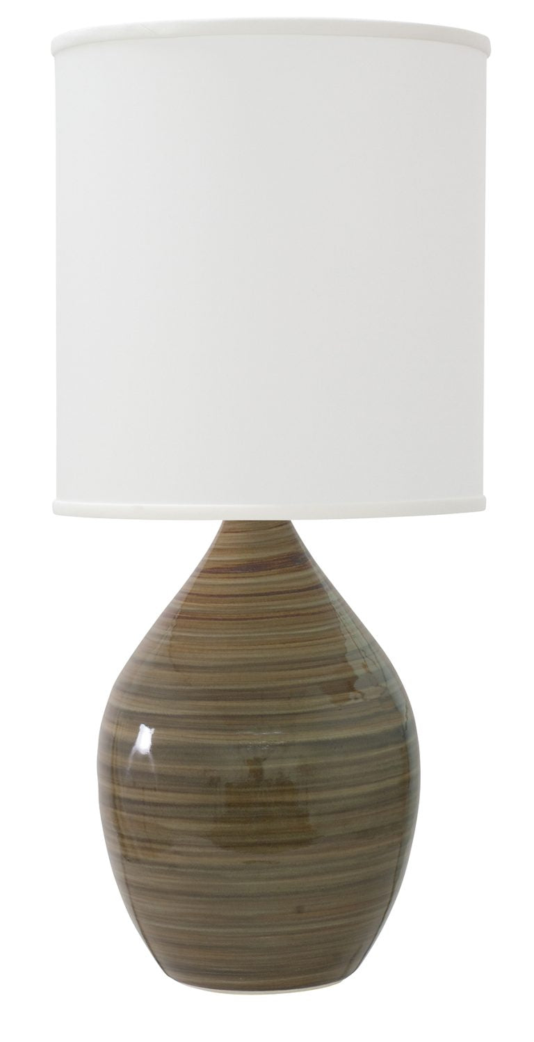 30-inch Scatchard Tiger Eye Table Lamp