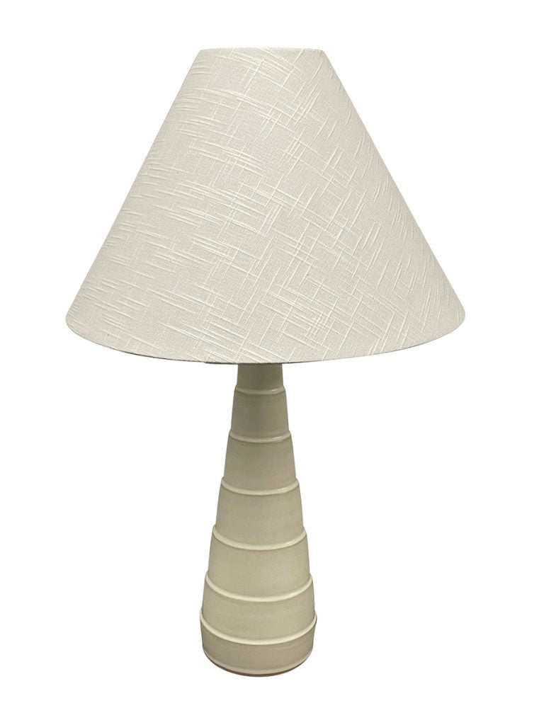 26.5-inch Scatchard Matte White Accent Table Lamp