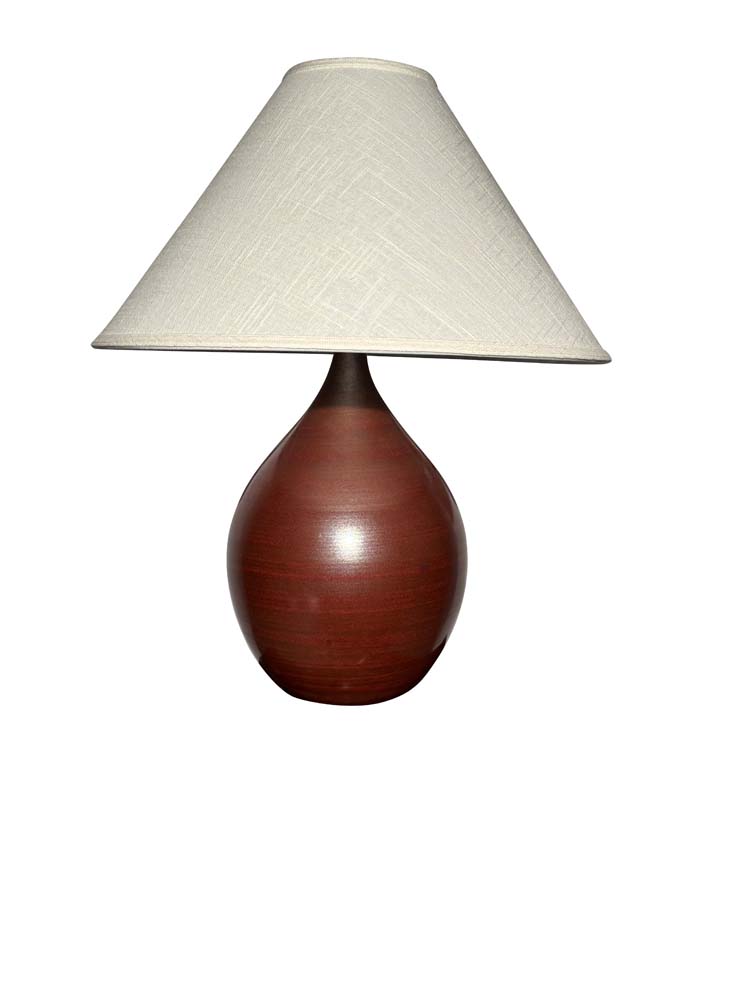 27-inch Scatchard Iron Red Switch on Socket Table Lamp