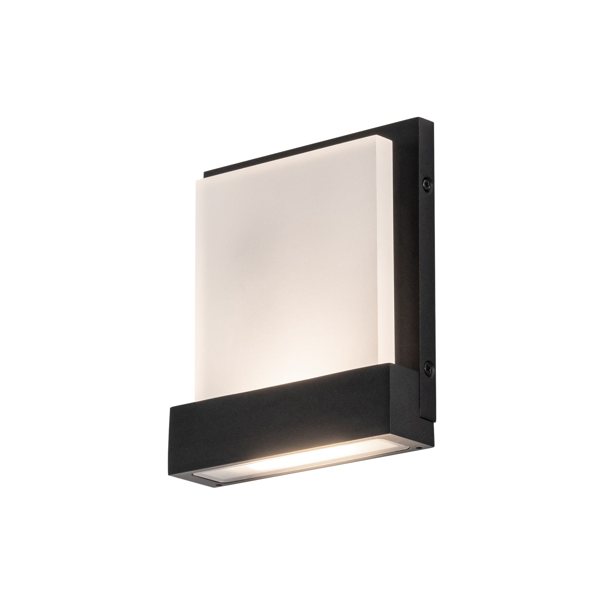Guide 7-in Aluminum Polymeric Material Wall Light