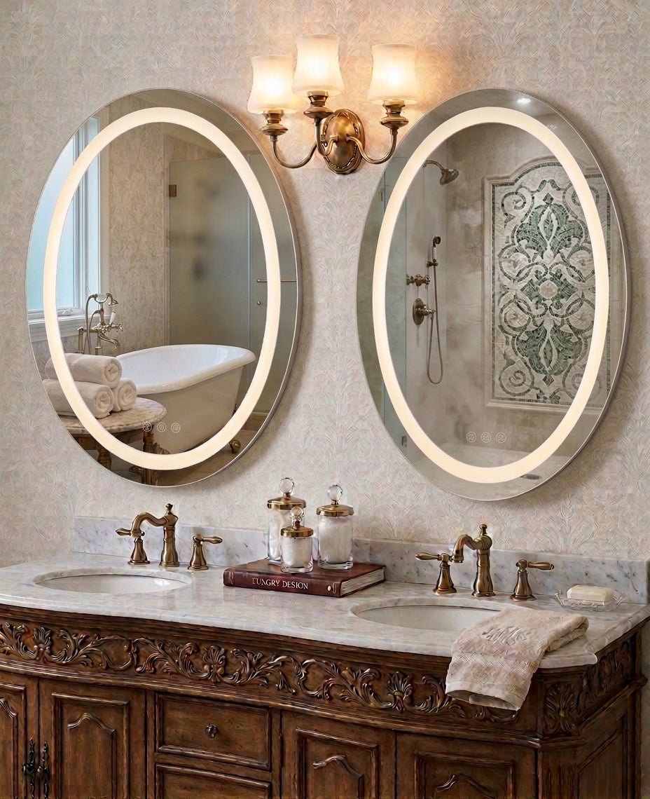 Gabriela 20x28'' Oval Led Mirror