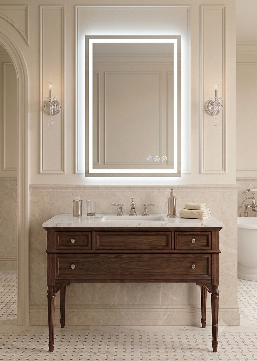 Gabriela 24x32'' Rectangular Led Mirror