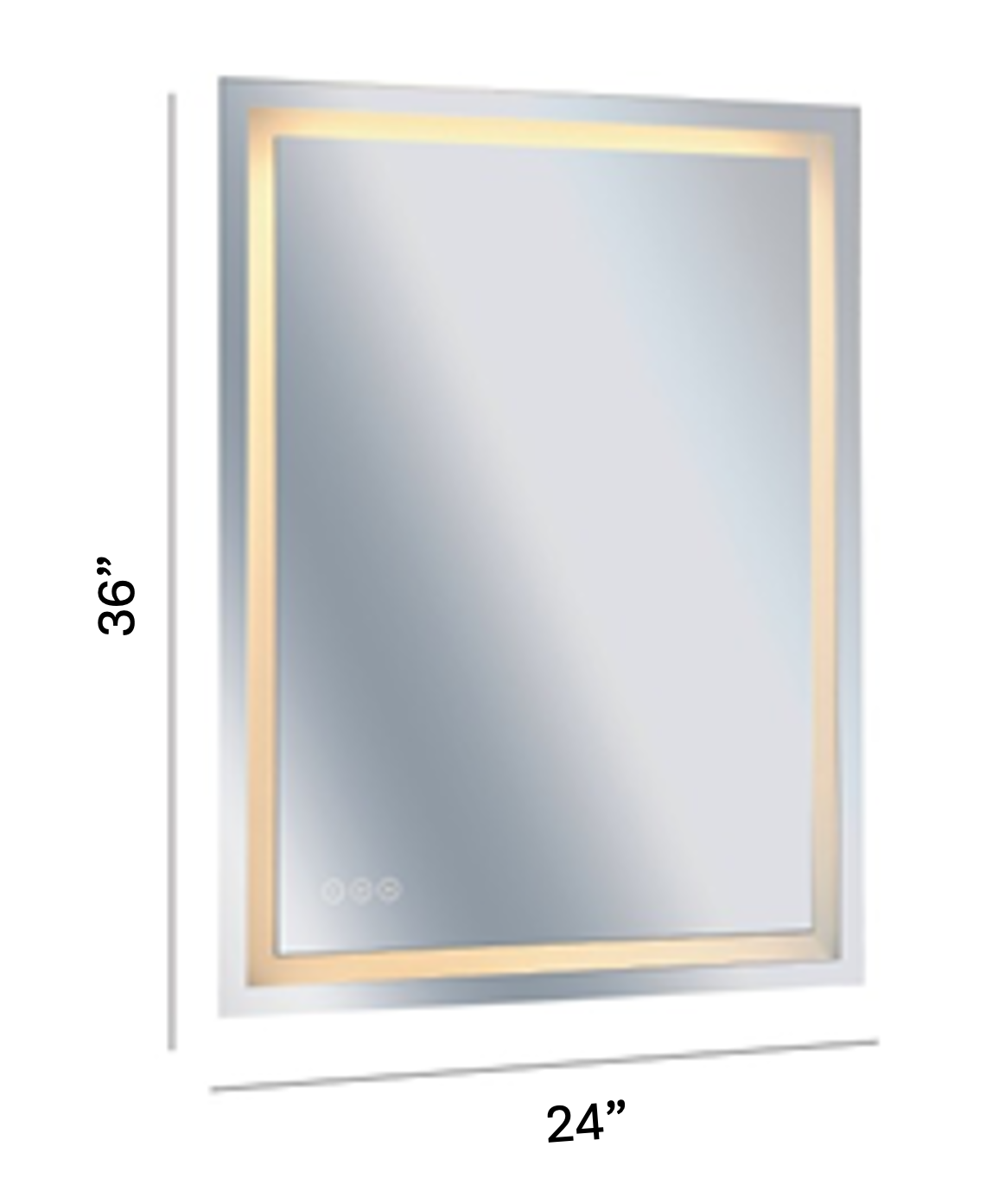 Gabriela 24x32'' Rectangular Led Mirror