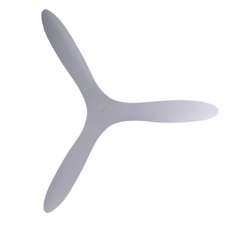 56 Inch DC WiFi Indoor Outdoor Smart Fan in White with Remote