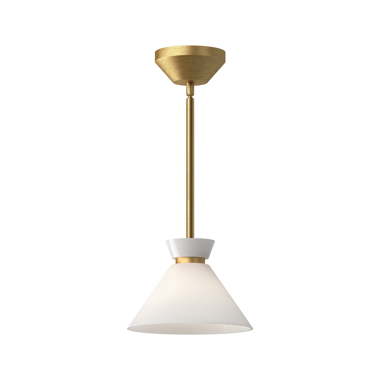 Halston 8-in Steel Pendant