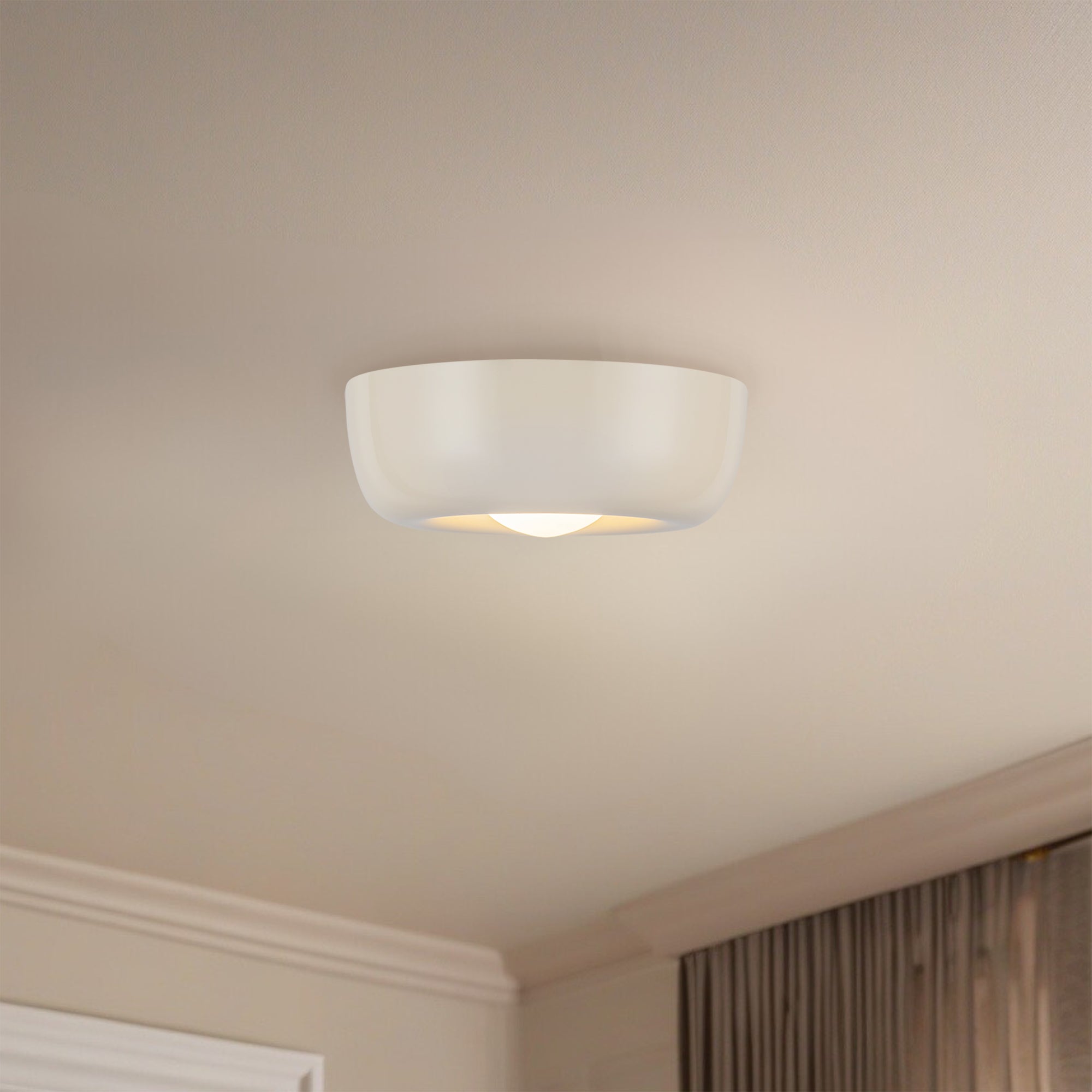 Hayden 6-in Aluminum Flush Mount