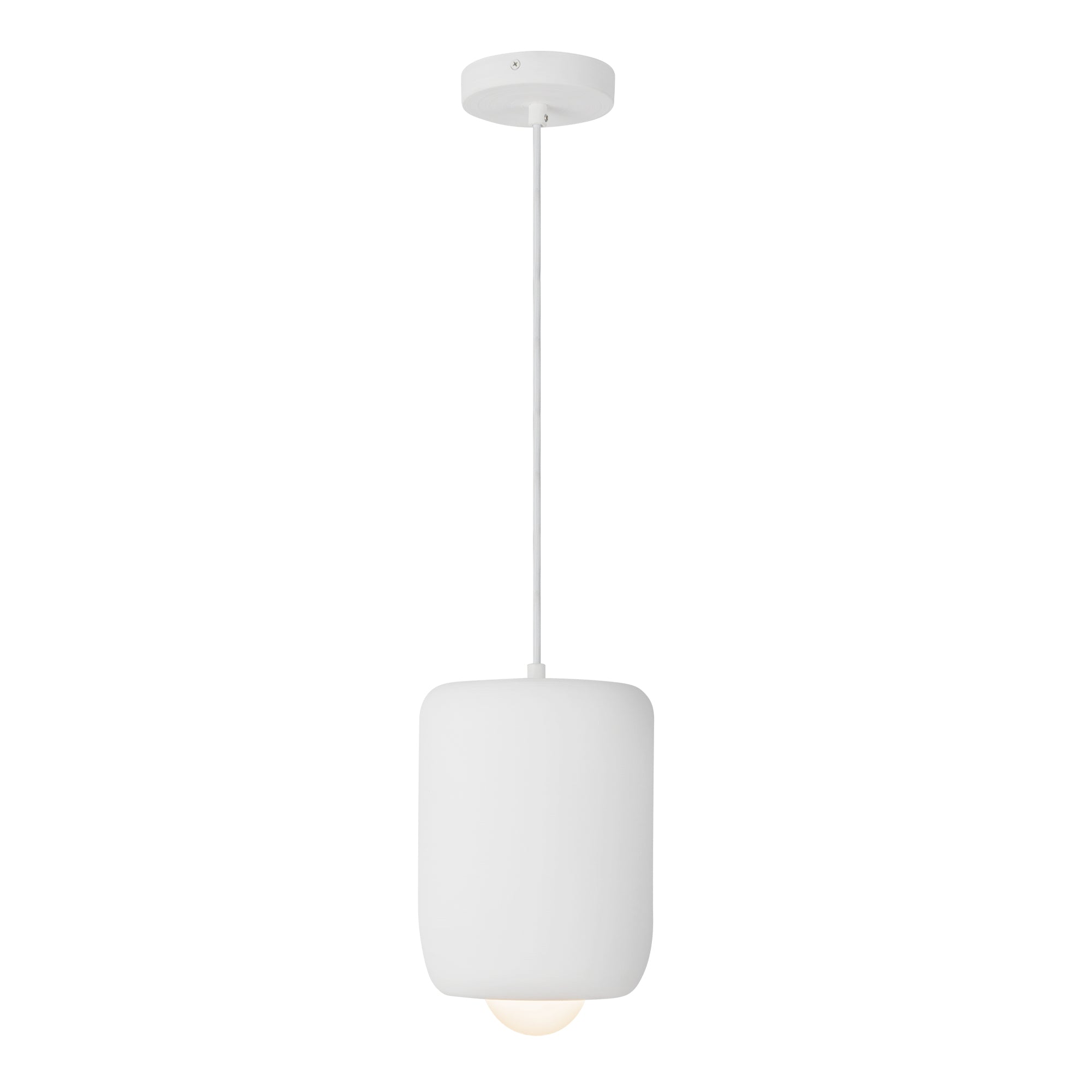 Hayden 7-in Matte Opal Glass LED Pendant