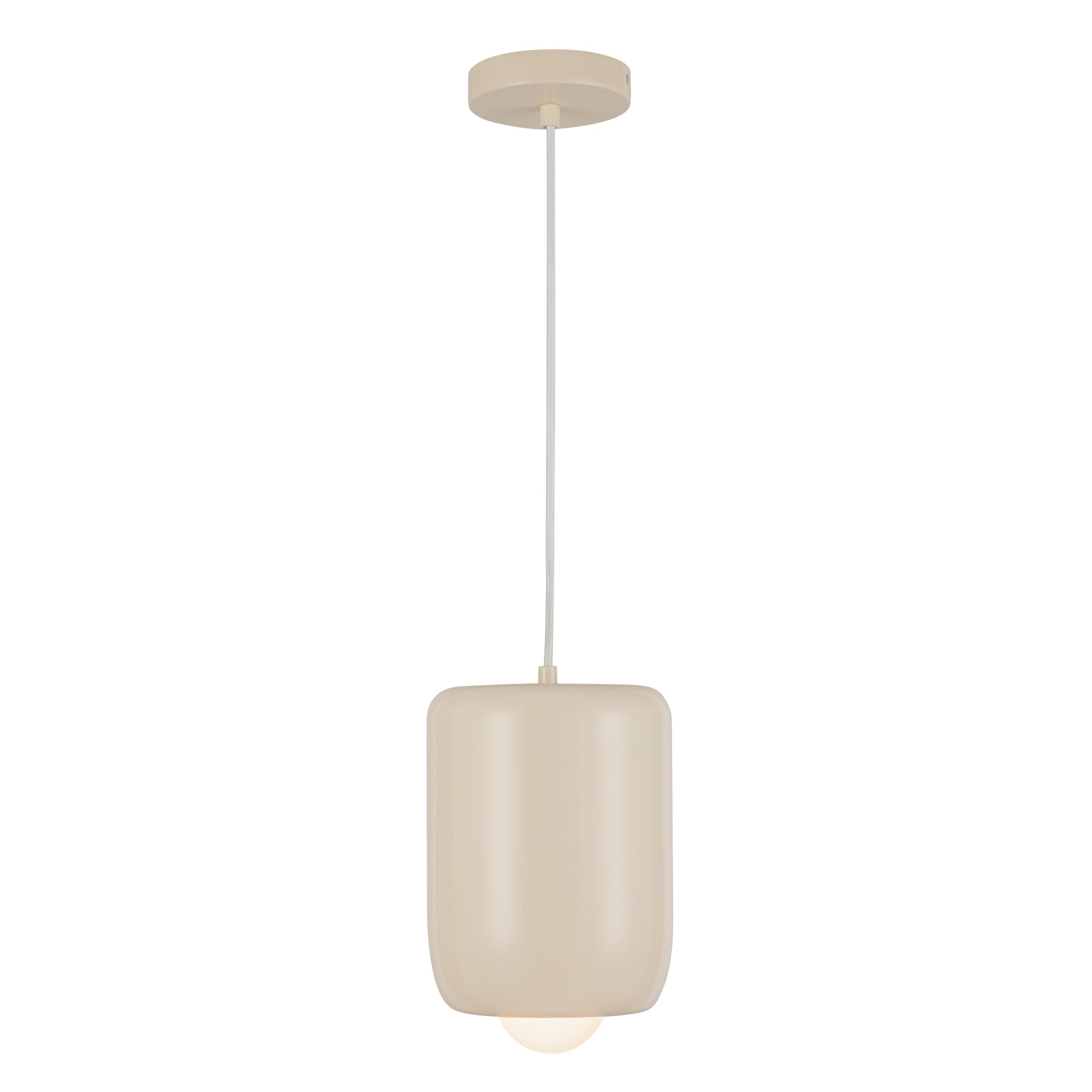 Hayden 7-in Matte Opal Glass LED Pendant