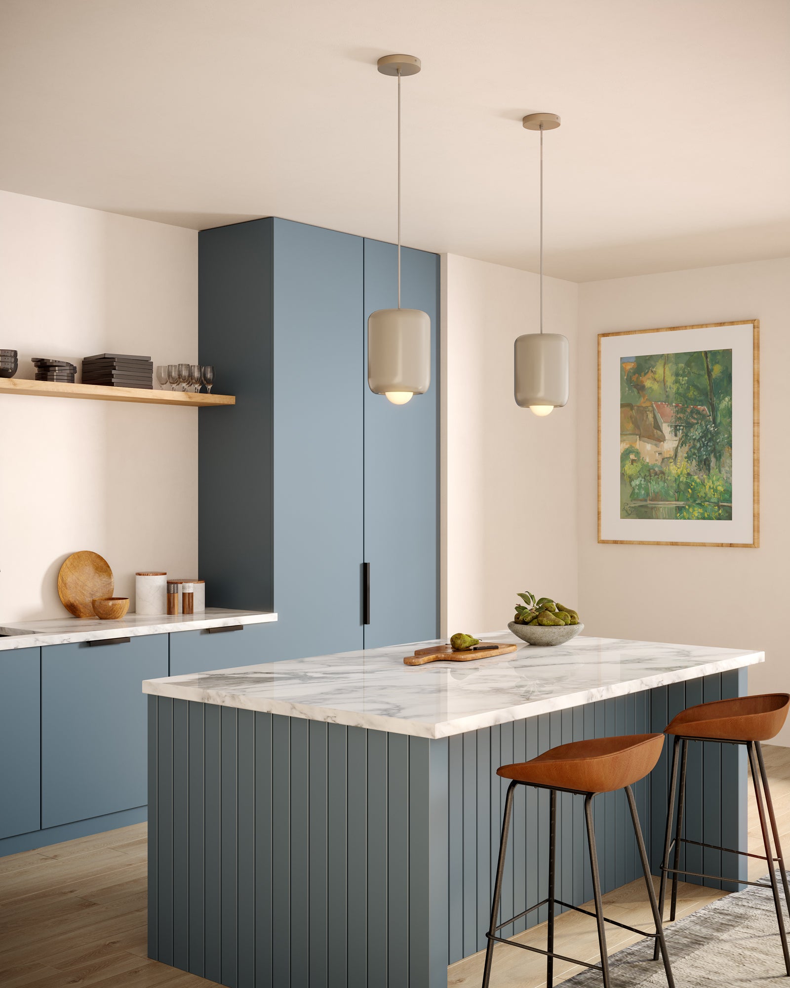 Hayden 7-in Matte Opal Glass LED Pendant