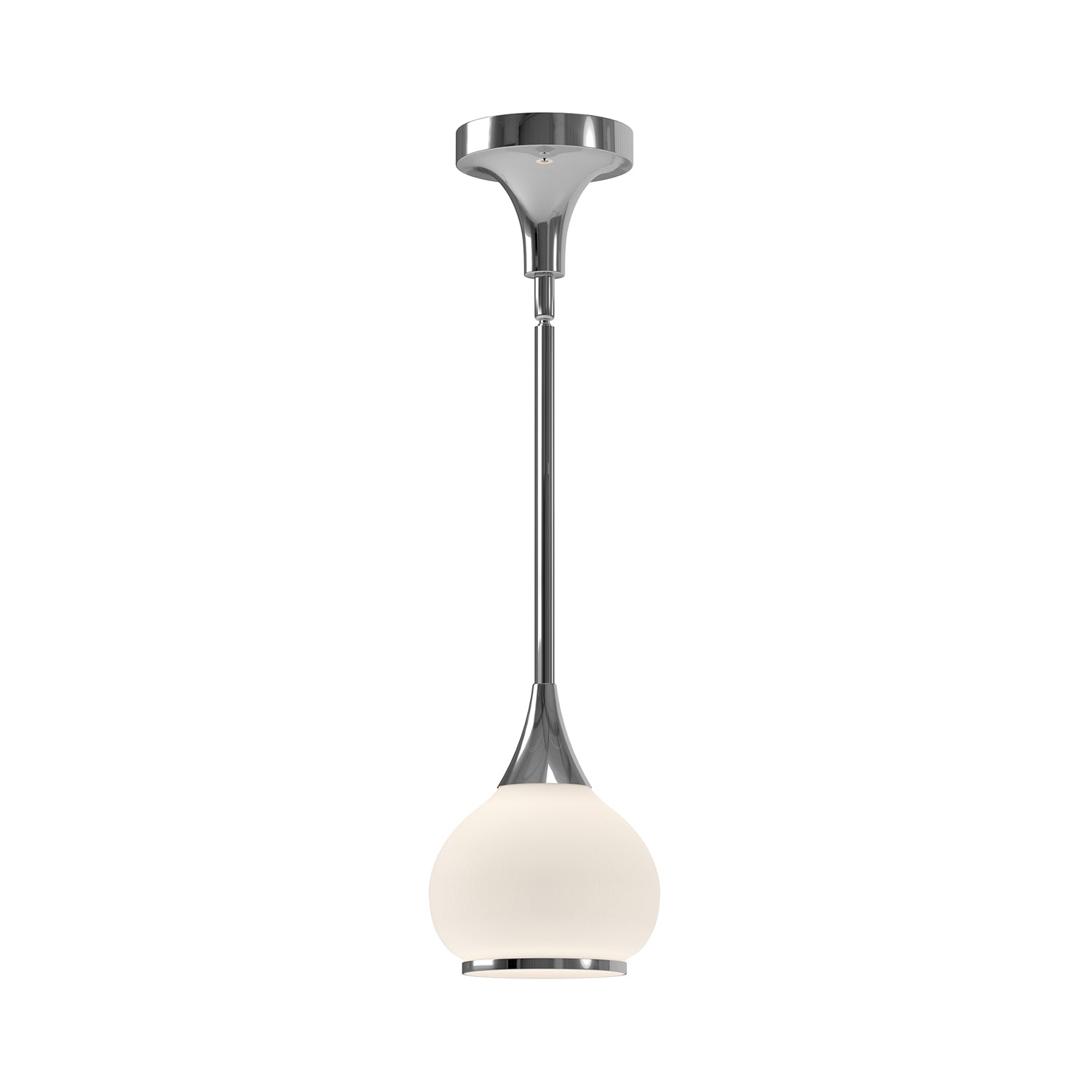 Hazel 6-in Steel Pendant