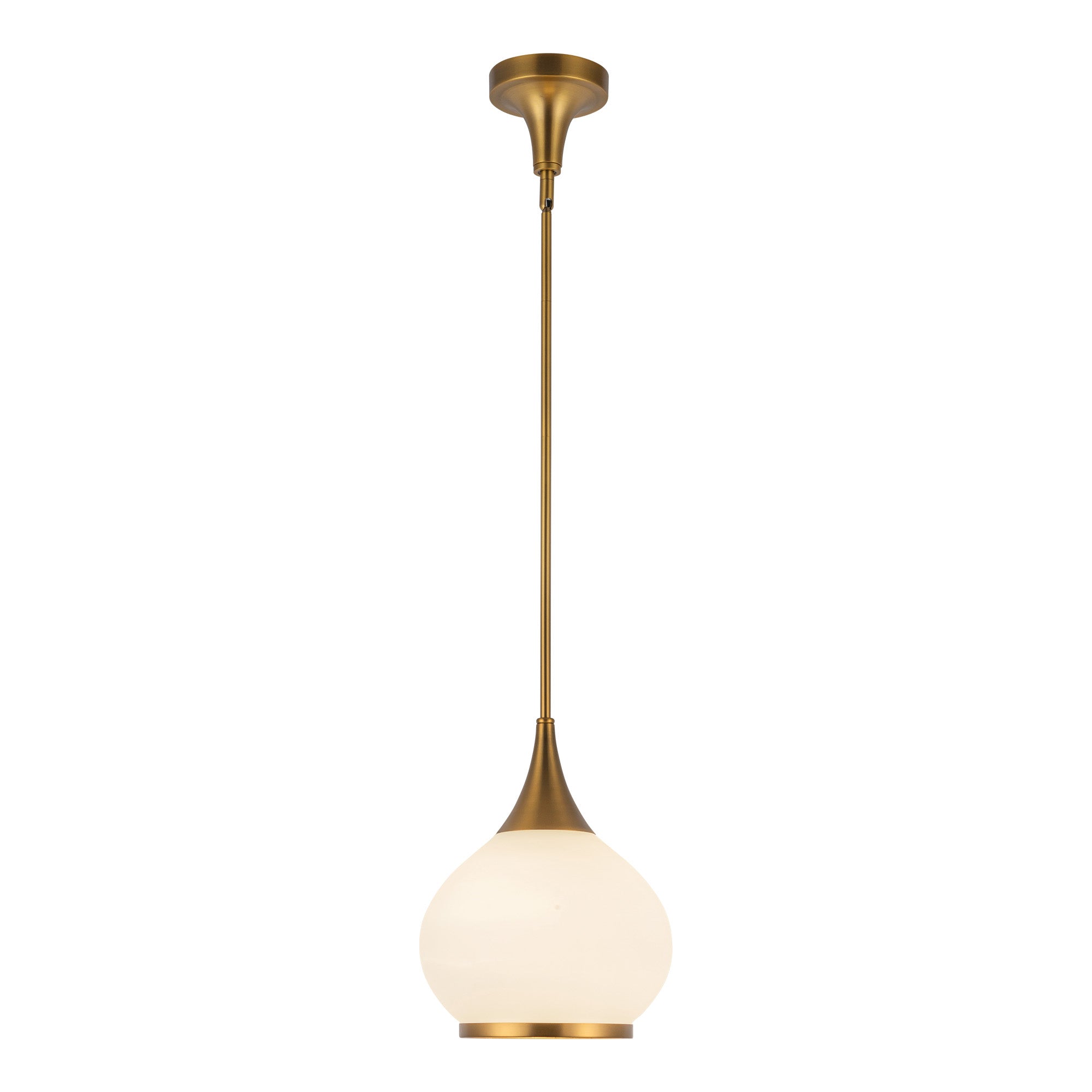 Hazel 10-in Steel Pendant