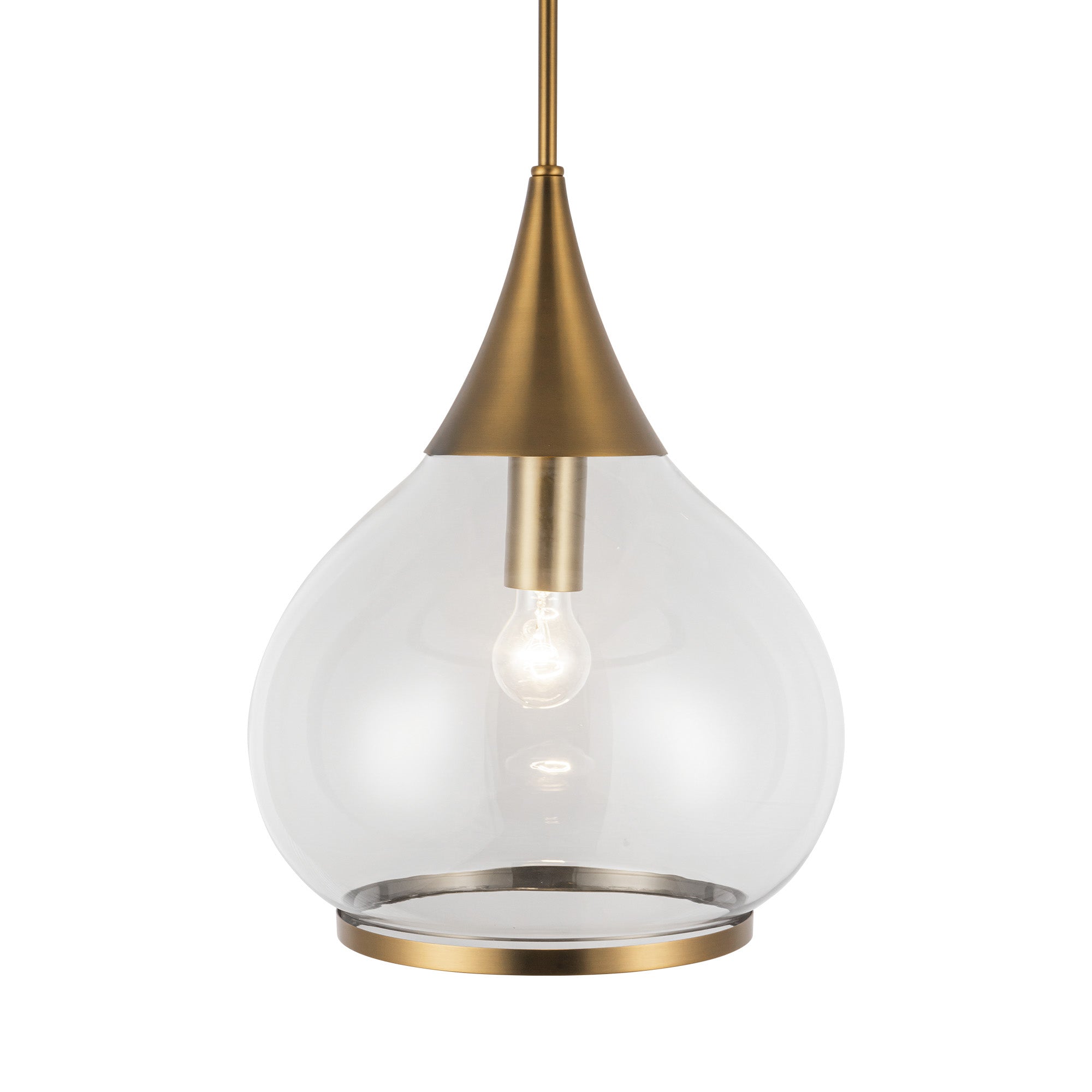 Hazel 14-in Steel Pendant