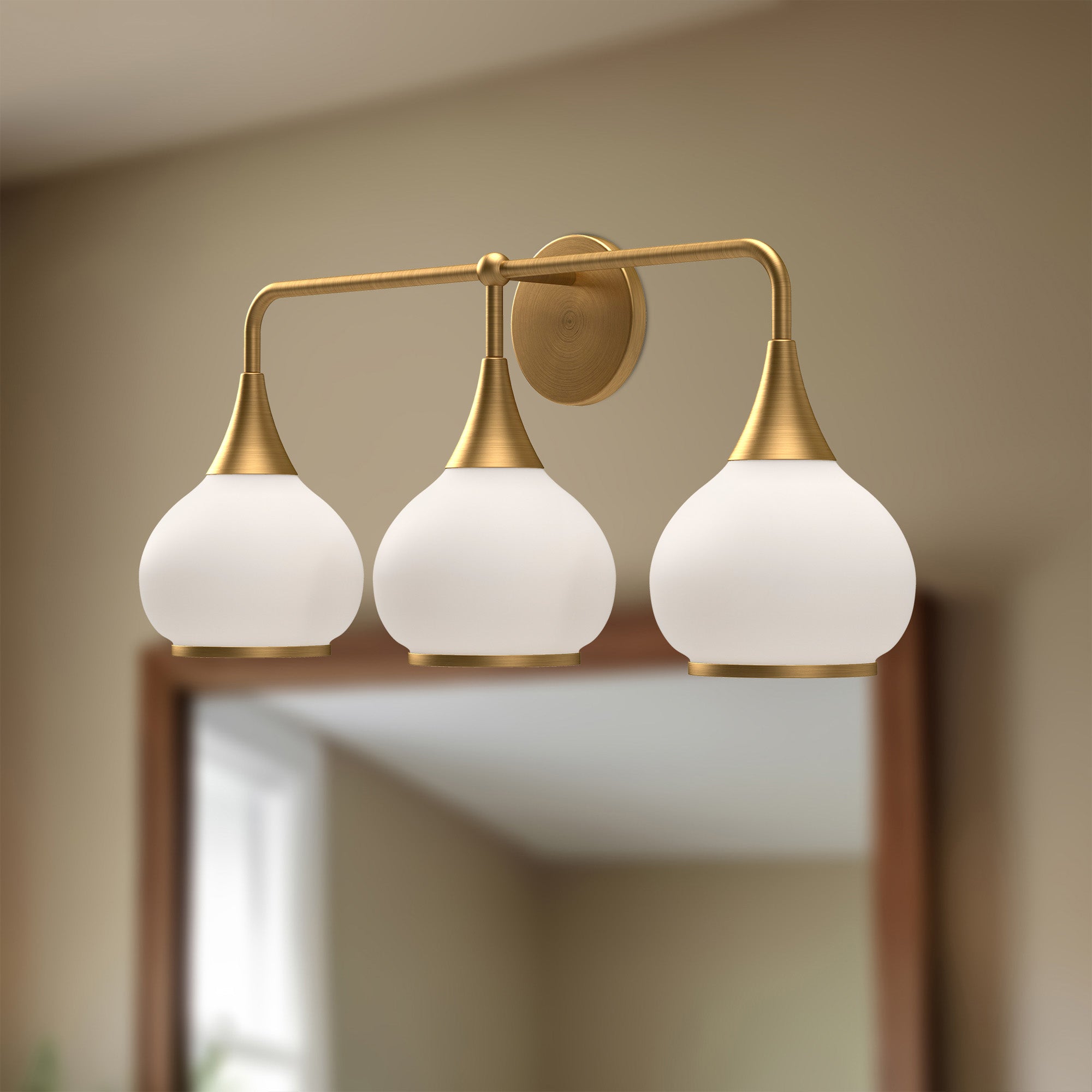 Hazel 26-in Steel Vanity Light