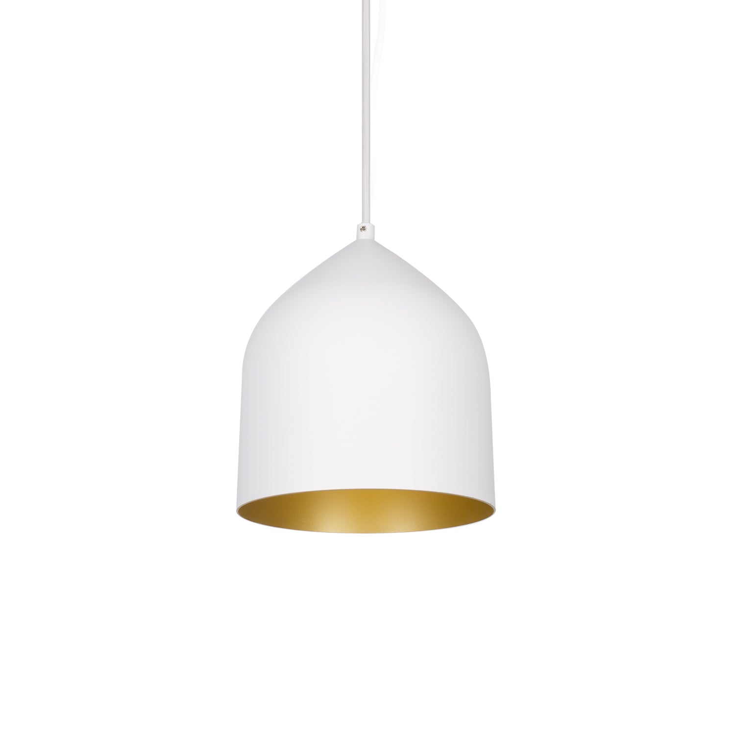 Helena 8-in Mini Spun Aluminum LED Pendant