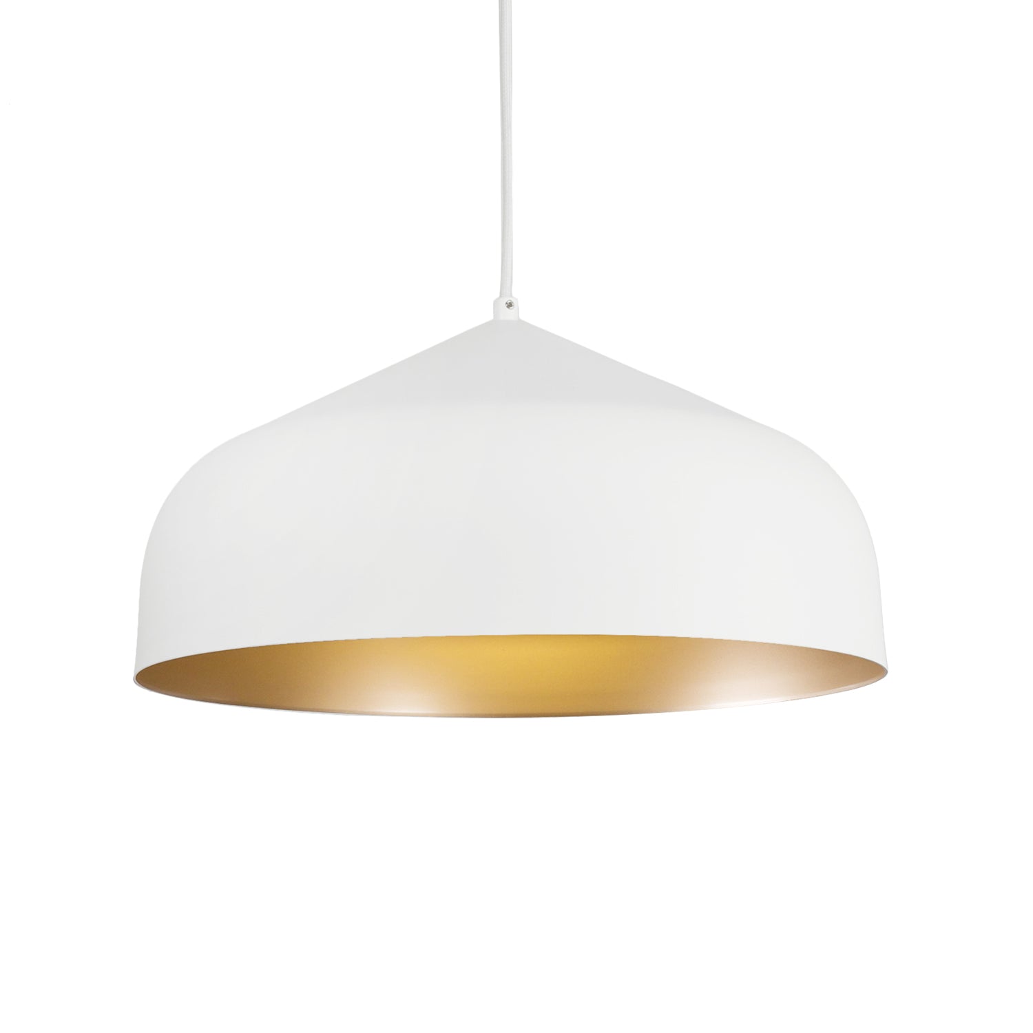Helena 17-in Spun Aluminum Shade LED Pendant