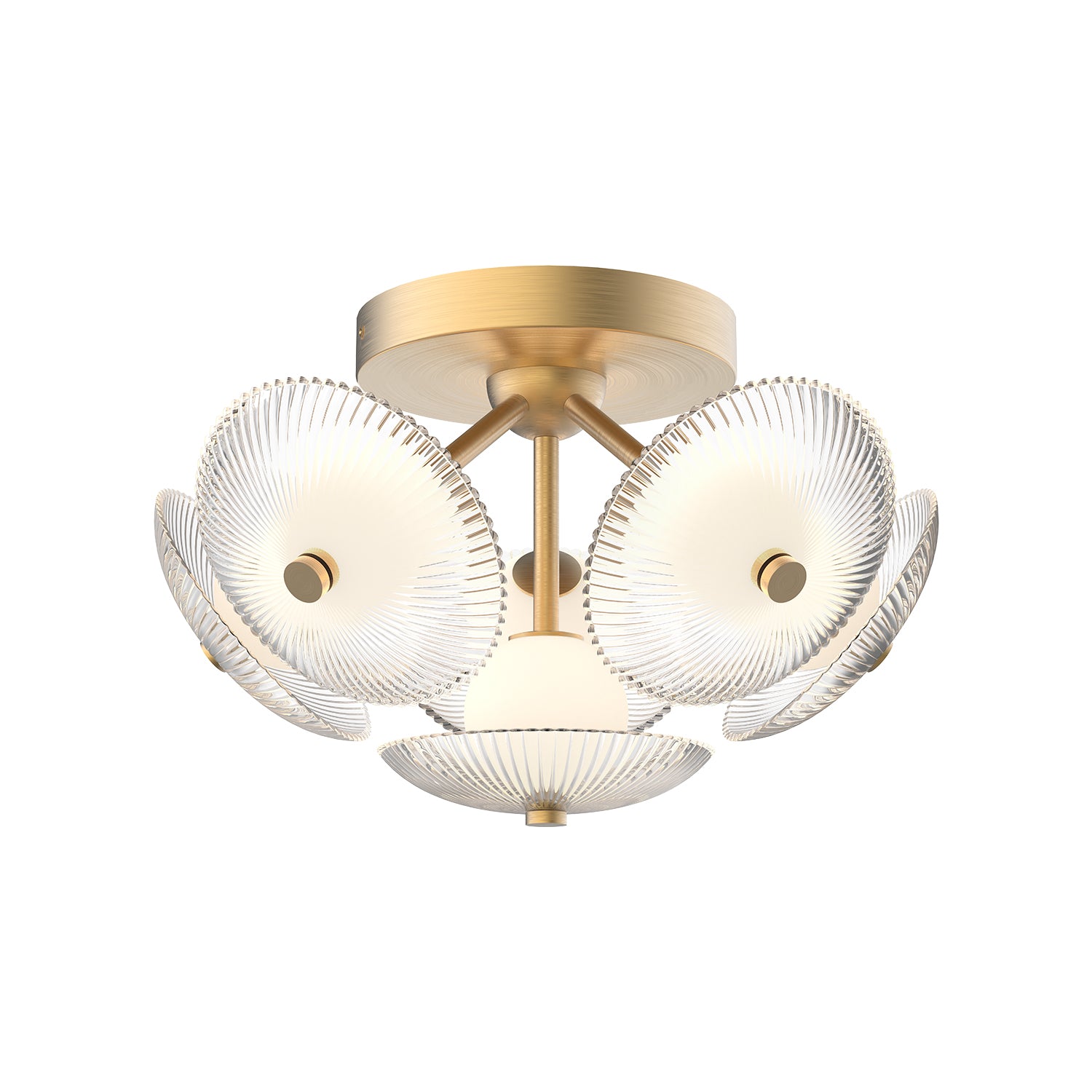 Hera 16-in Steel Flush Mount