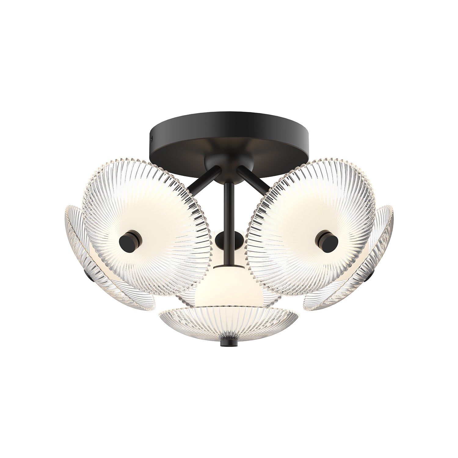 Hera 16-in Steel Flush Mount