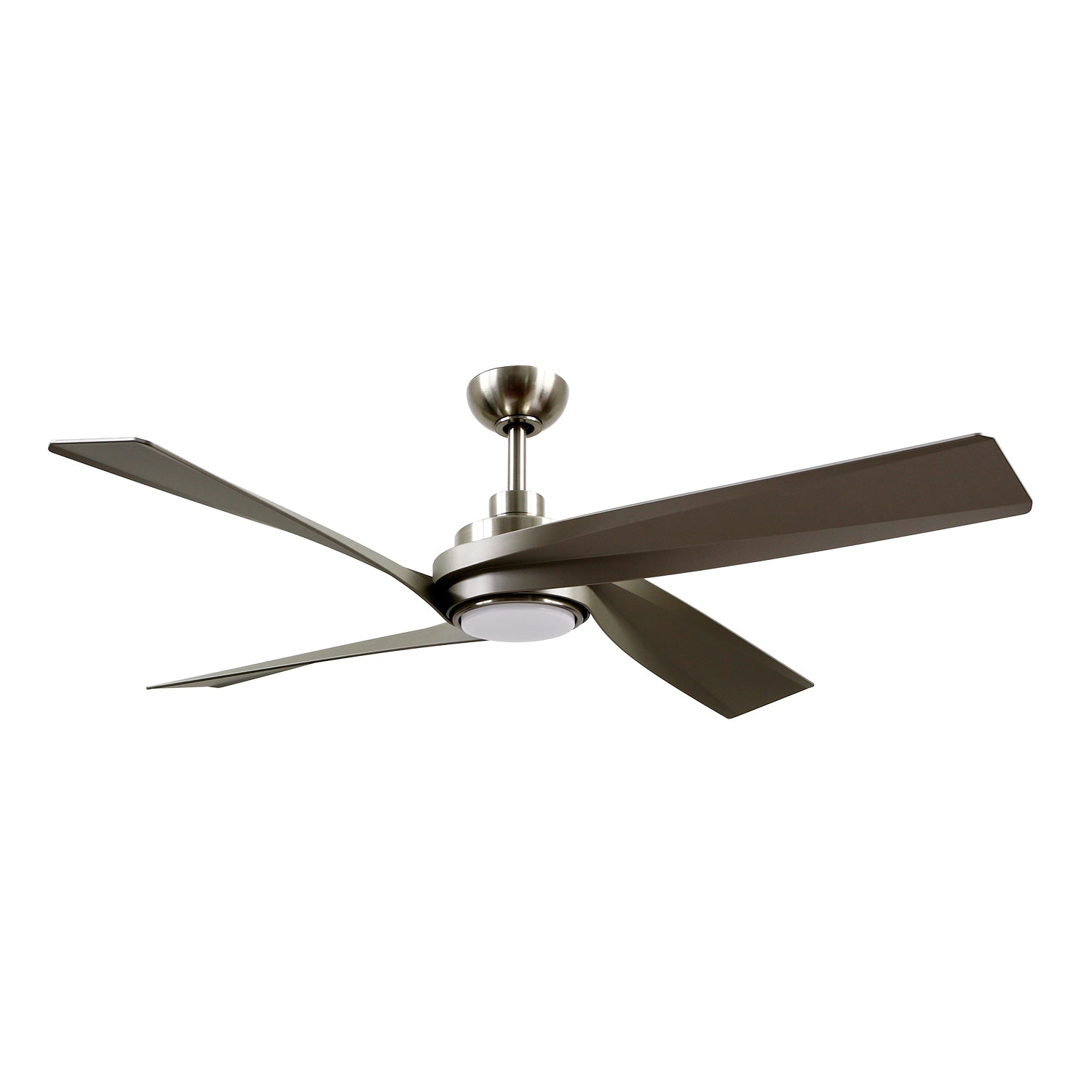 Horizon 56-in Brushed Nickel Reversible DC LED Ceiling Fan