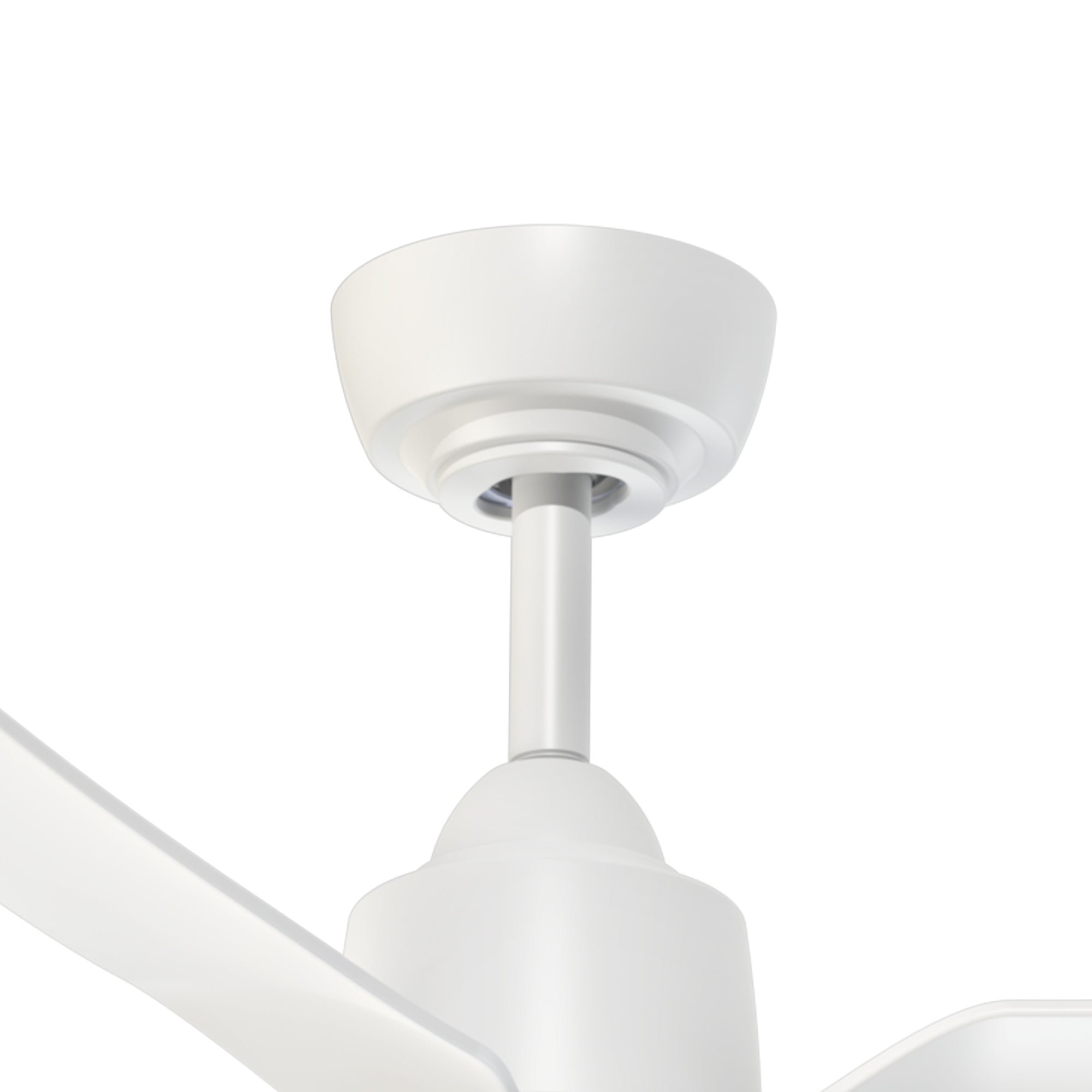 Hugo 42-in White Reversible DC LED Ceiling Fan