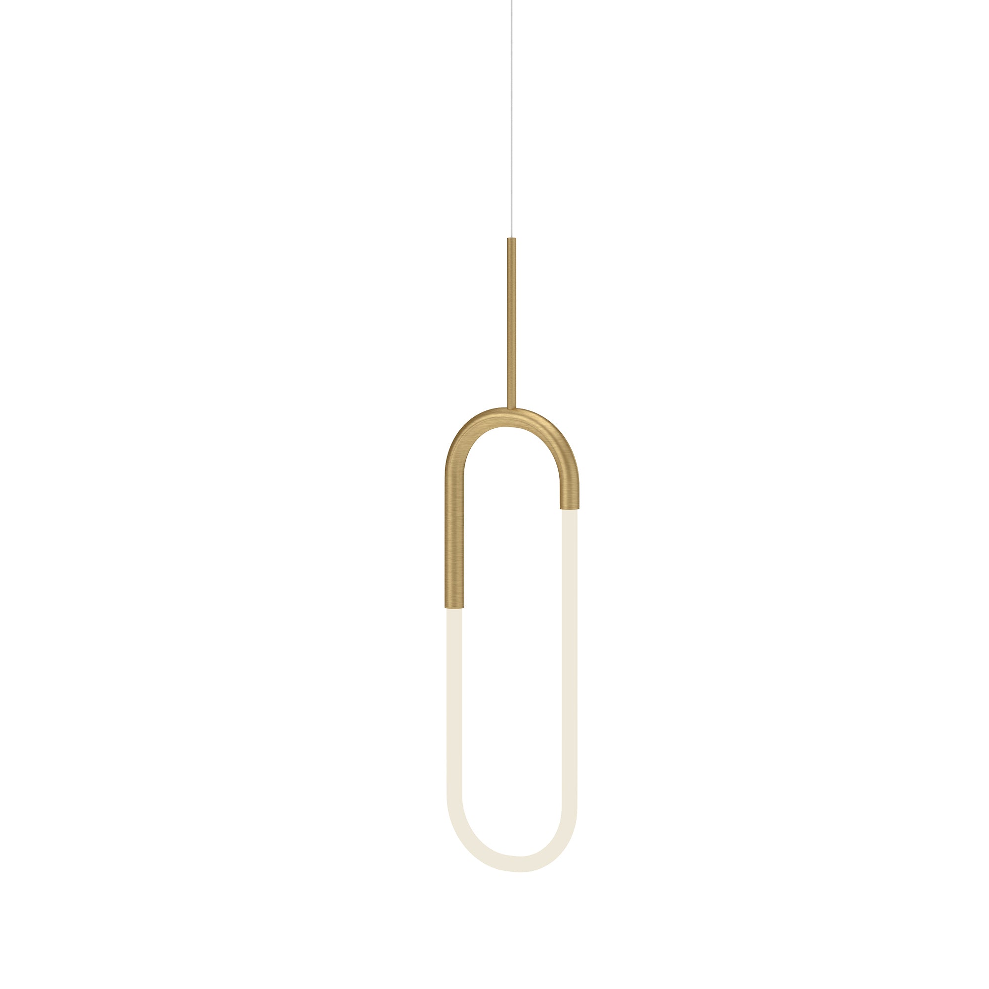 Huron 8-in Frosted Acrylic Wire-Drop LED Pendant