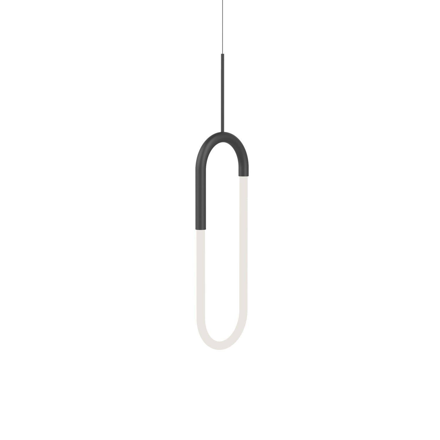 Huron 8-in Frosted Acrylic Wire-Drop LED Pendant