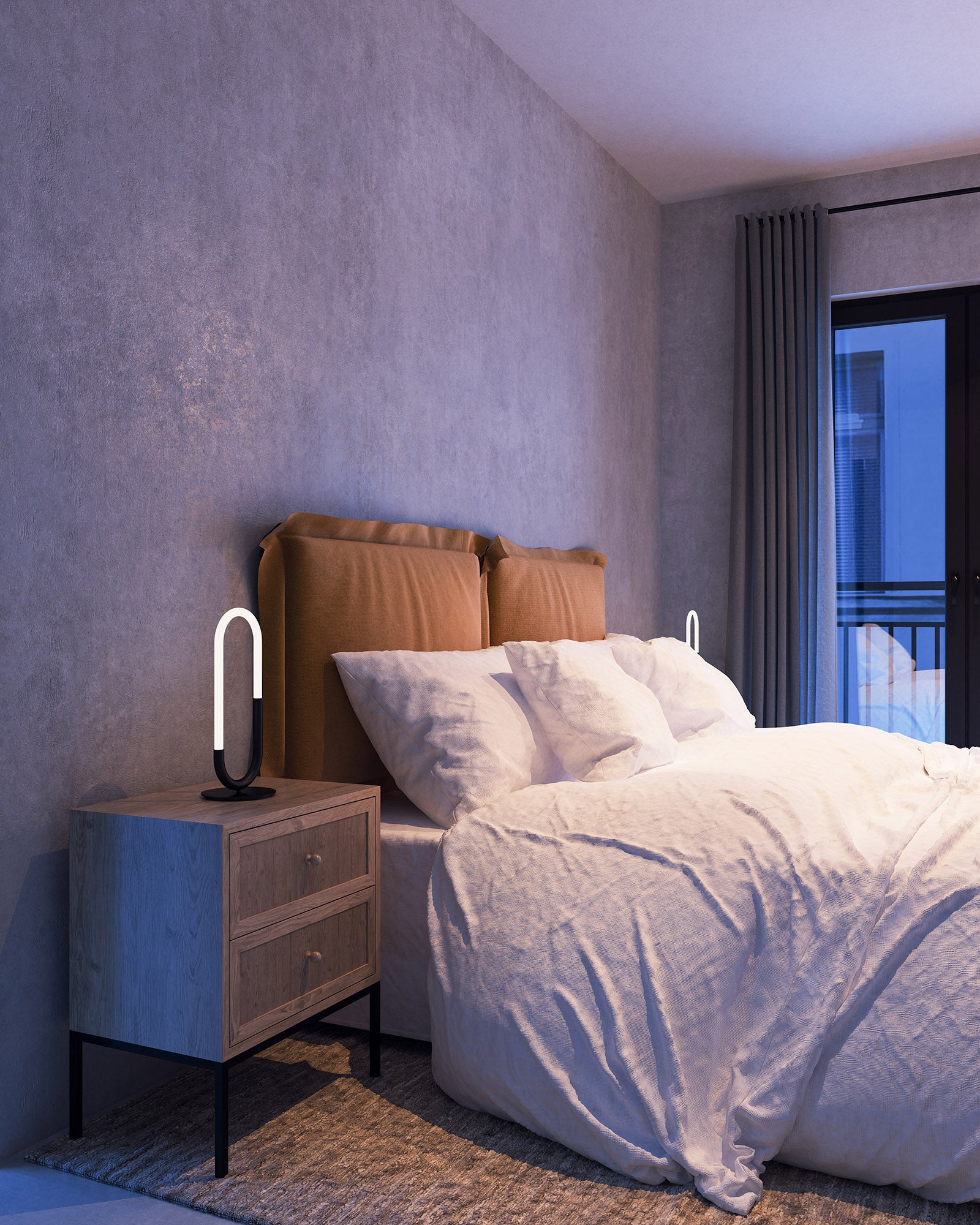 Huron 21-in Steel Table Lamp