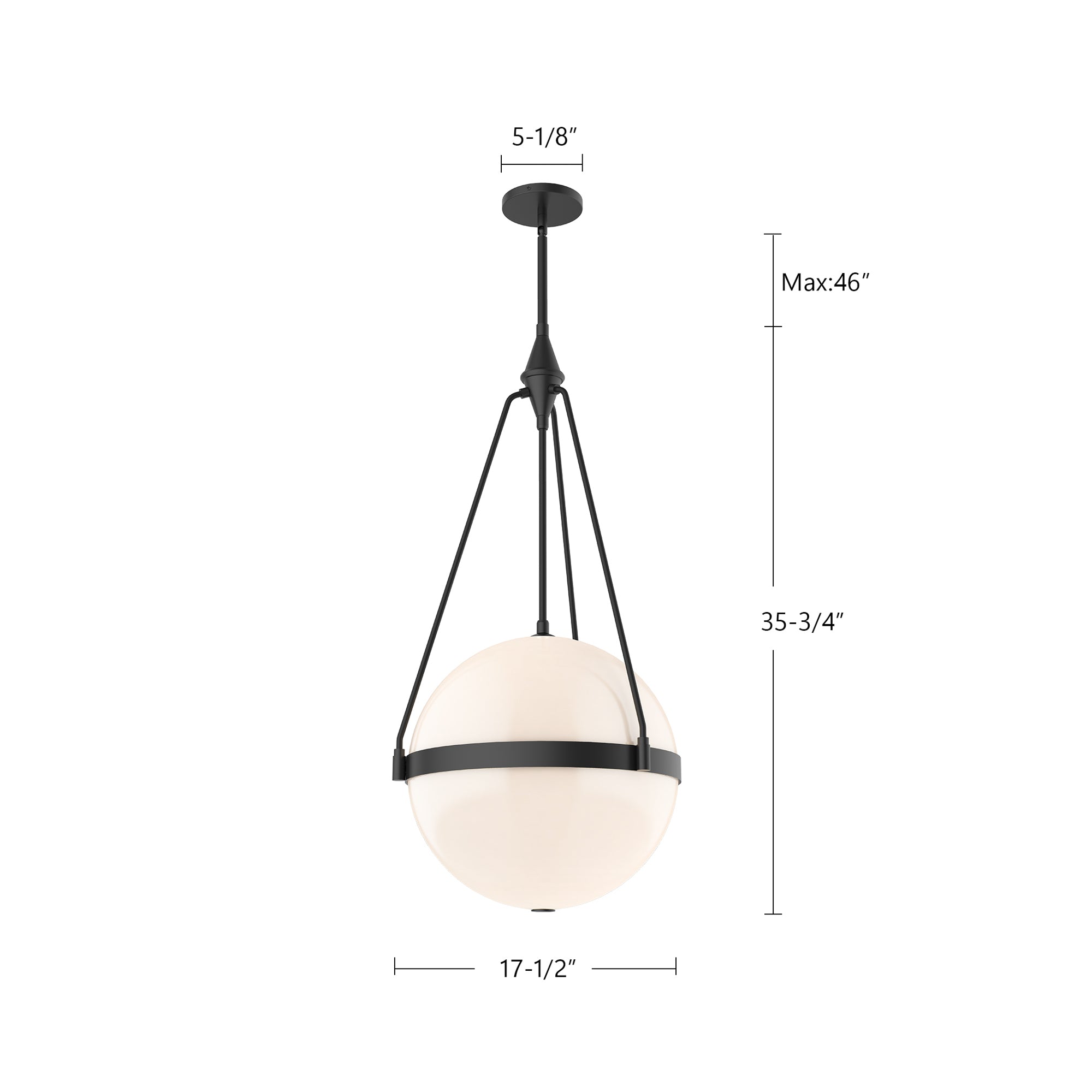 Harmony 18-in Steel Pendant