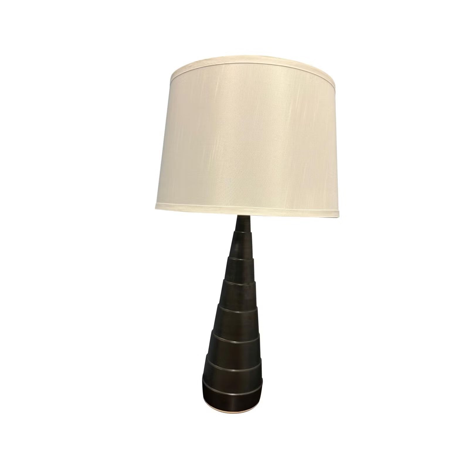 26.5-inch Scatchard Gray Gloss LED Accent Table Lamp