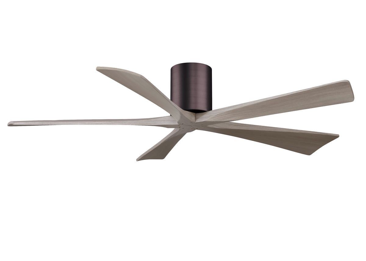 Hugger Irene 5-Blade Flush Mount Ceiling Fan Without Light Kit