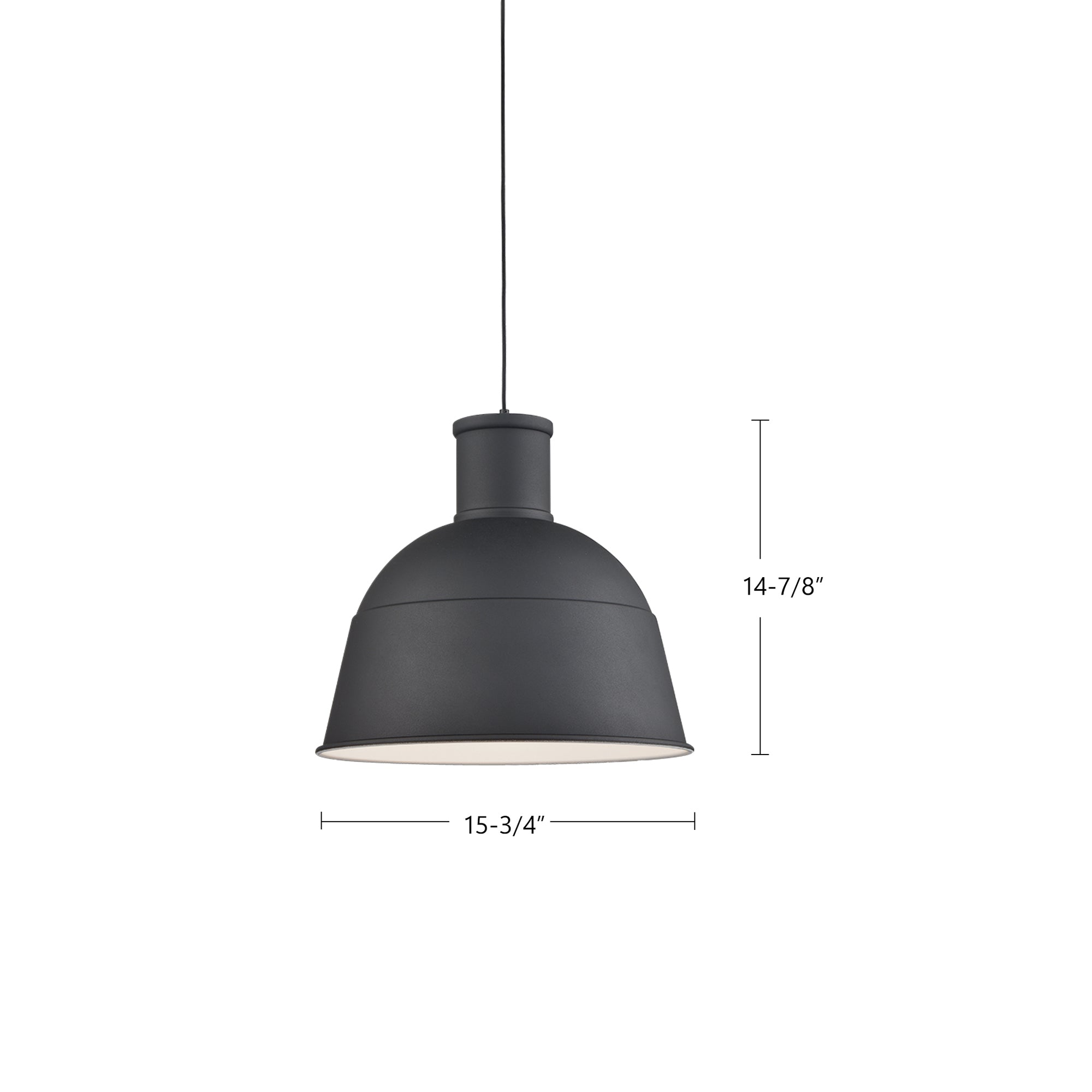 Irving 16-in Aluminum Pendant