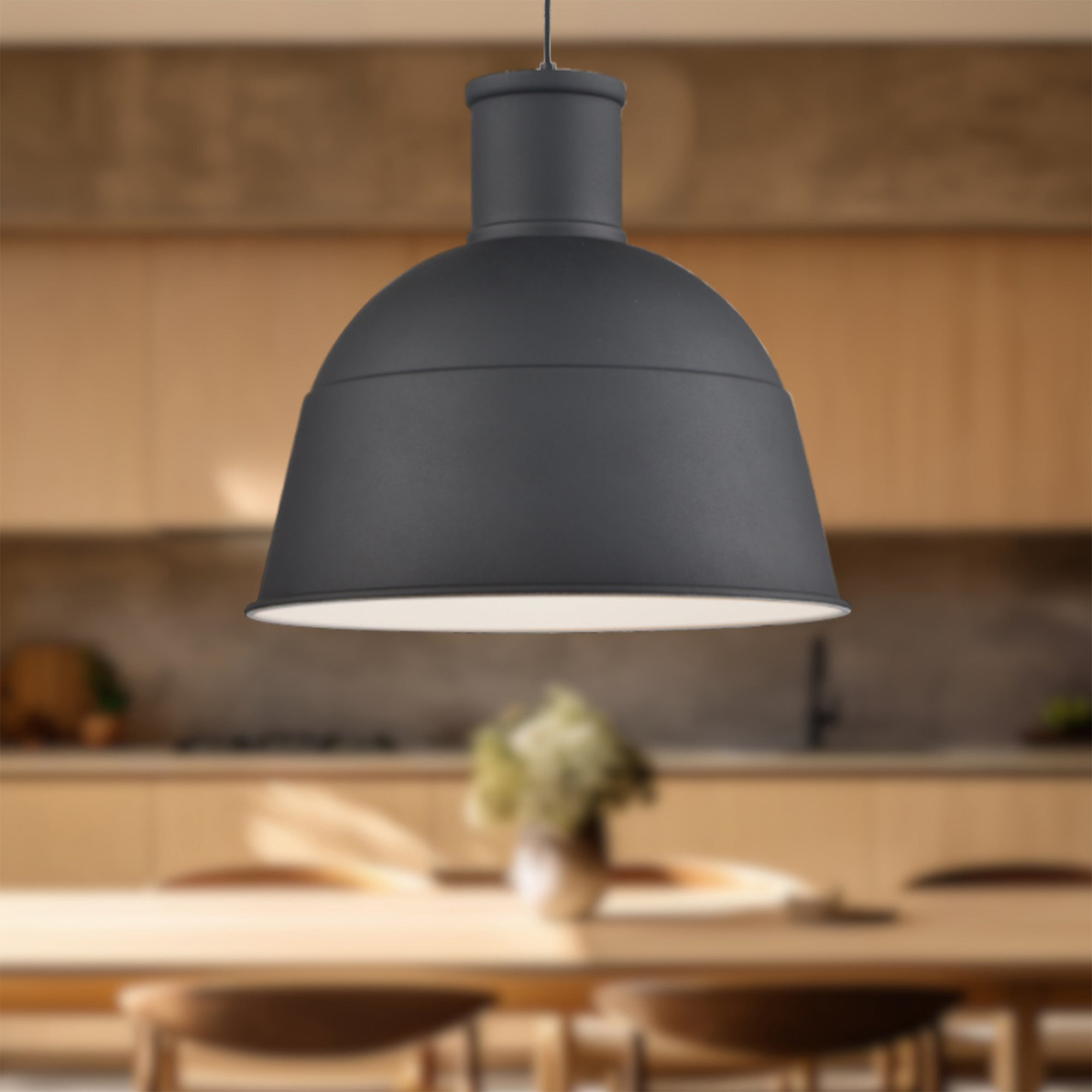 Irving 22-in Aluminum Pendant
