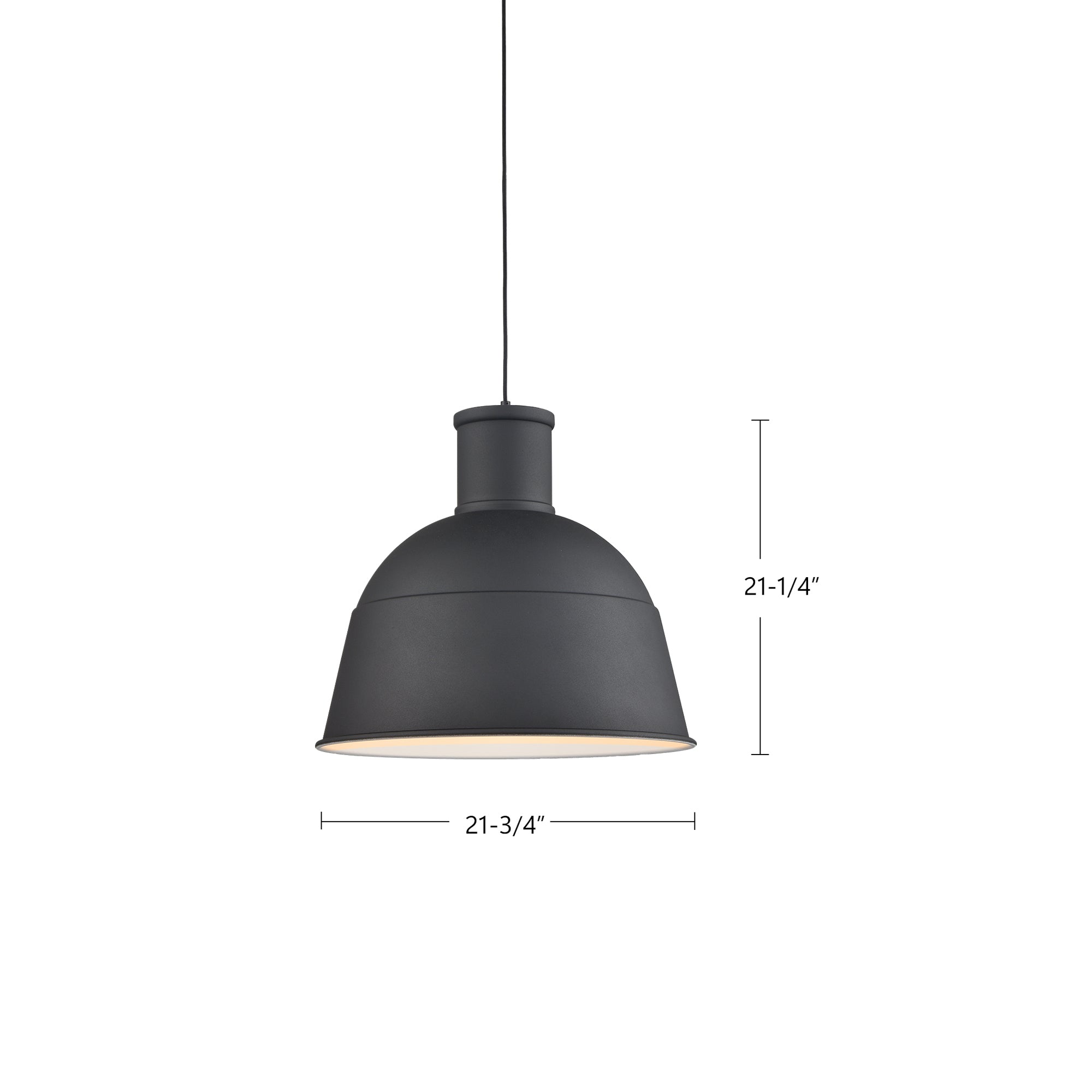 Irving 22-in Aluminum Pendant