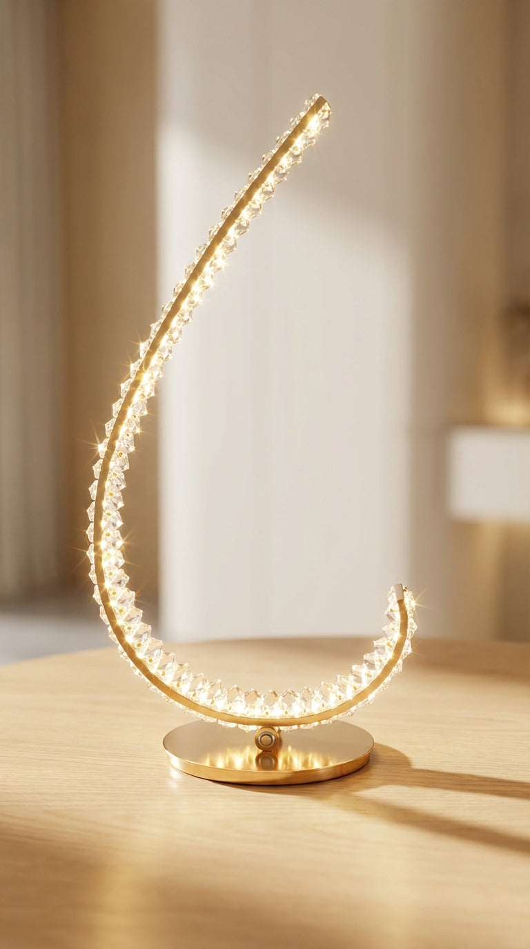 Grace Crystal Table Lamp | Touch Dimmable 16W LED