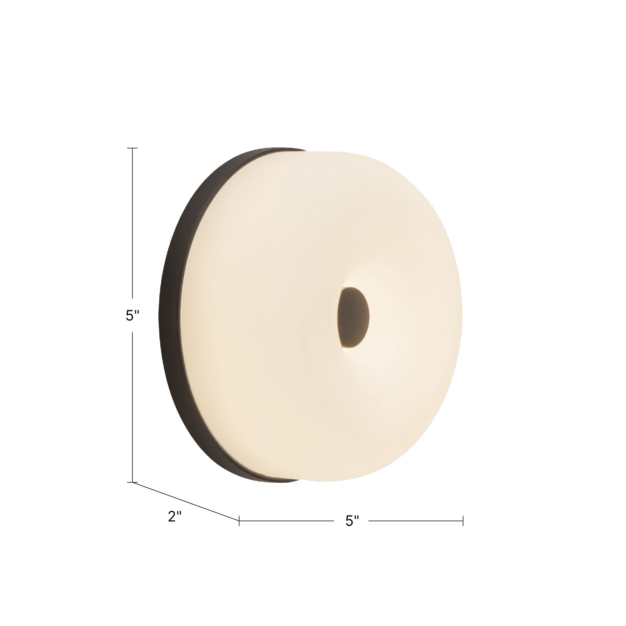 Jada 5-in Steel Wall Sconce
