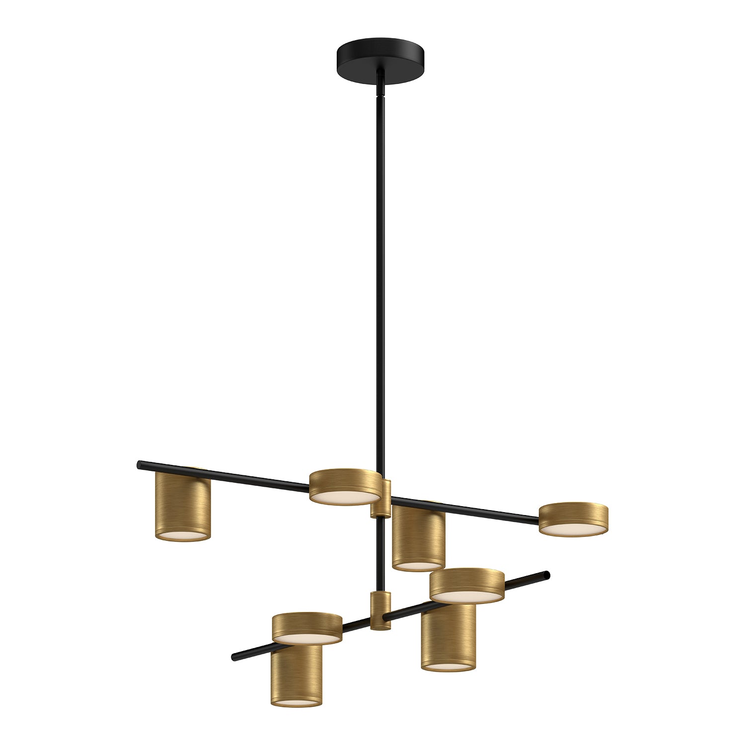 Jayden 40-in Steel Chandelier