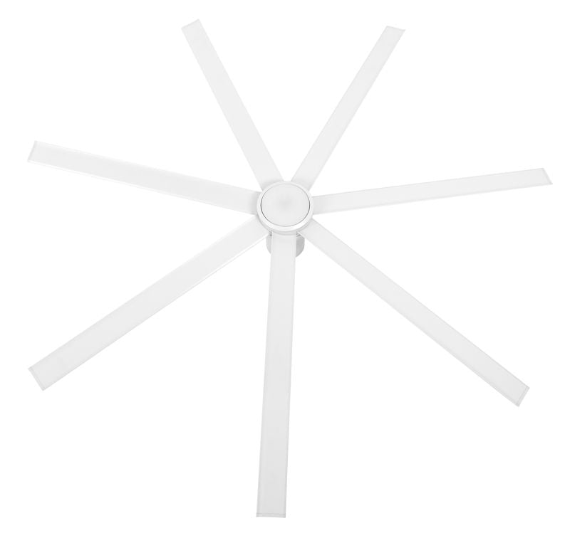 Atlanta 72 Inch White Fan with LED Light and Remote