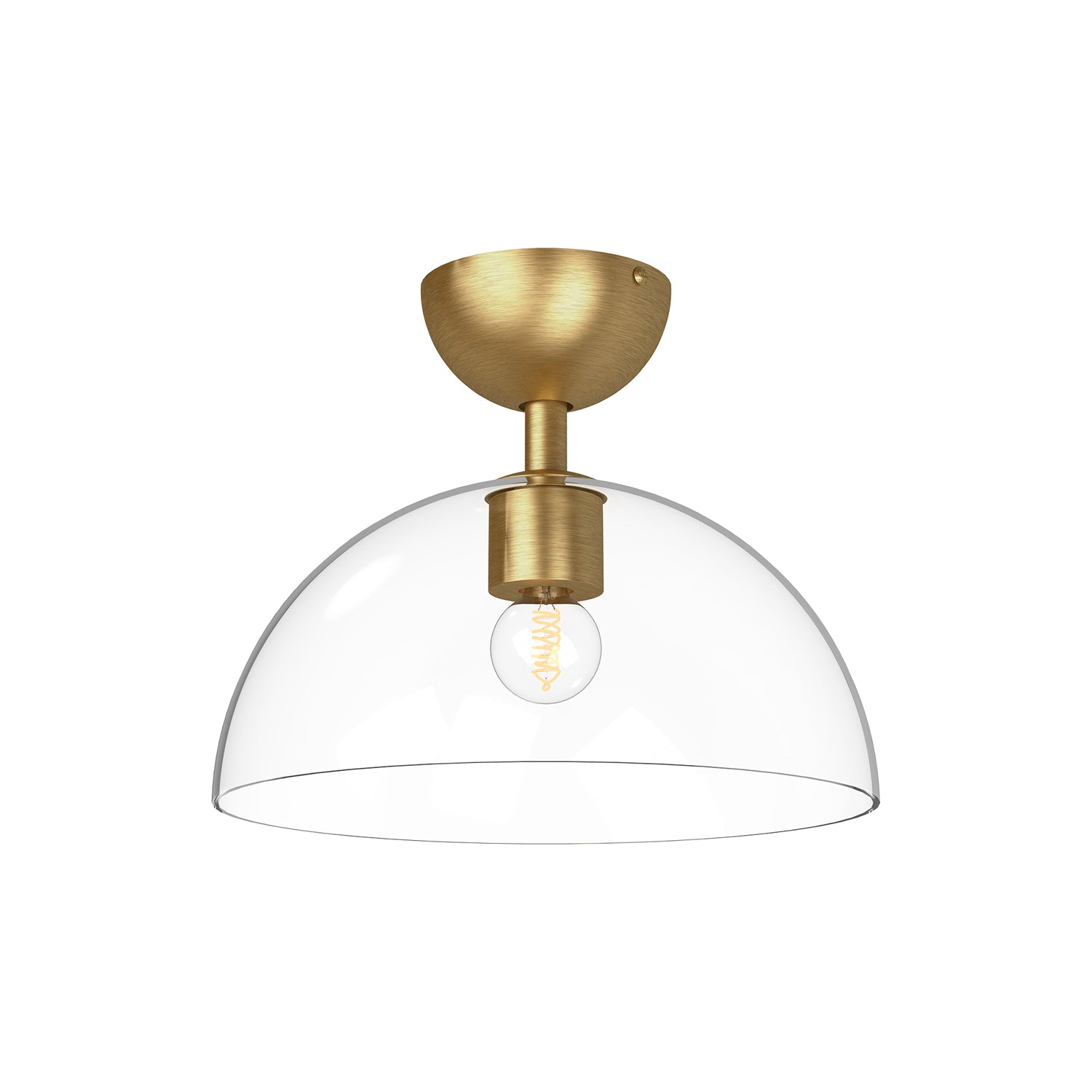 Jude 12-in Steel Semi-Flush Mount