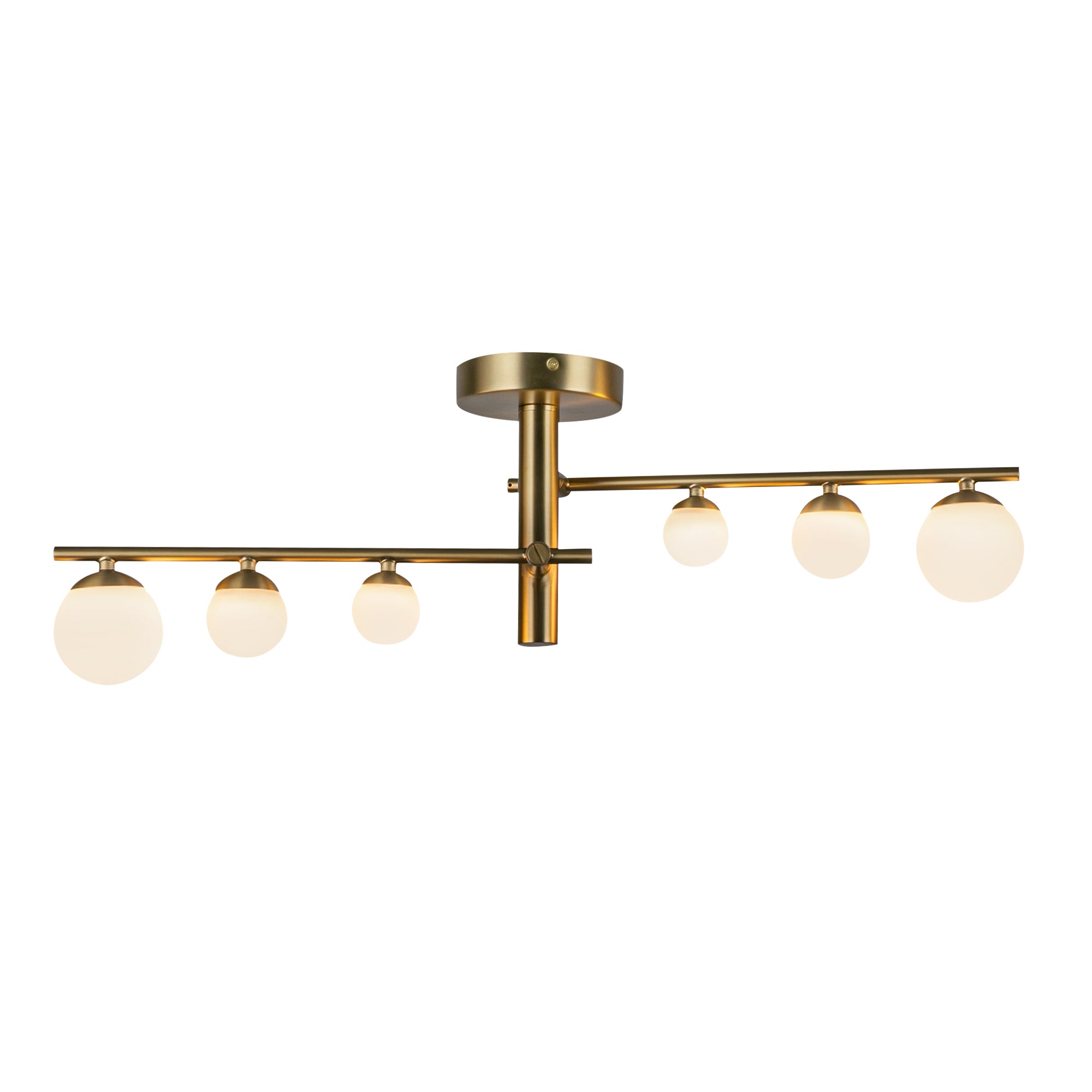 Cypress 2 Head Aluminum Semi-Flush Mount