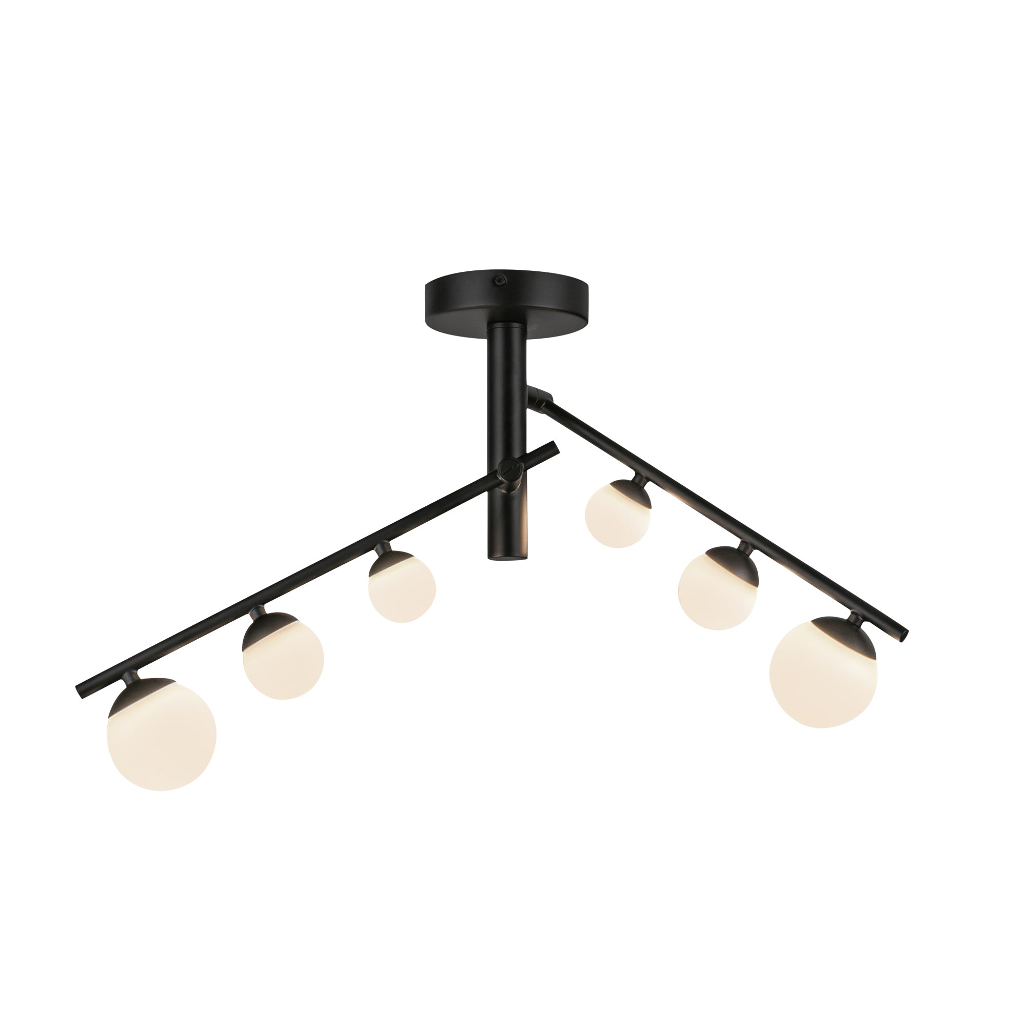 Cypress 2 Head Aluminum Semi-Flush Mount