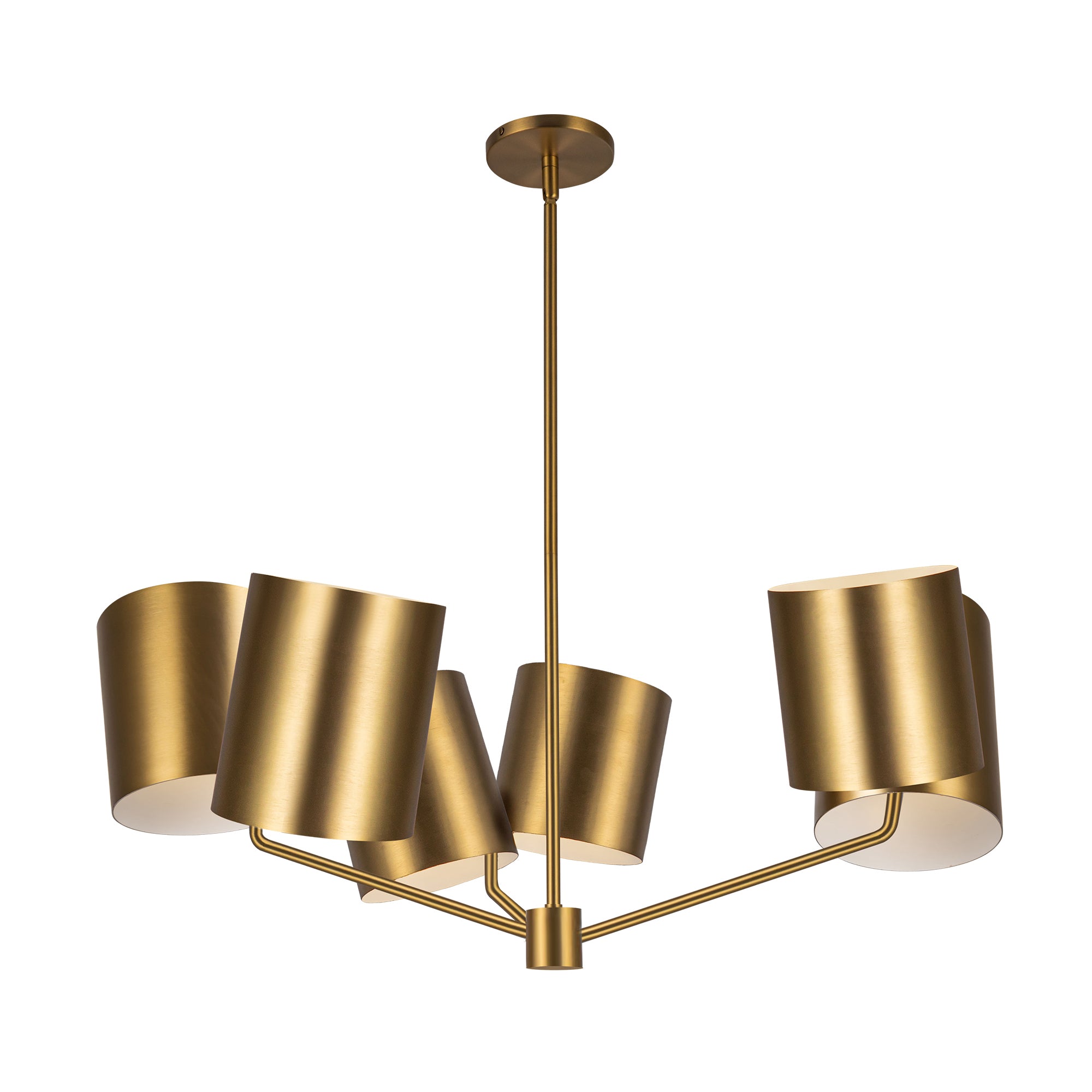 Keiko 30-in Aluminum Chandelier