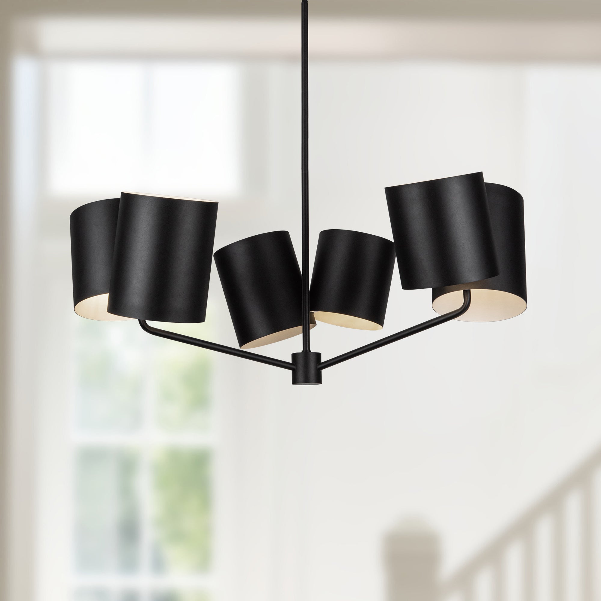 Keiko 30-in Aluminum Chandelier