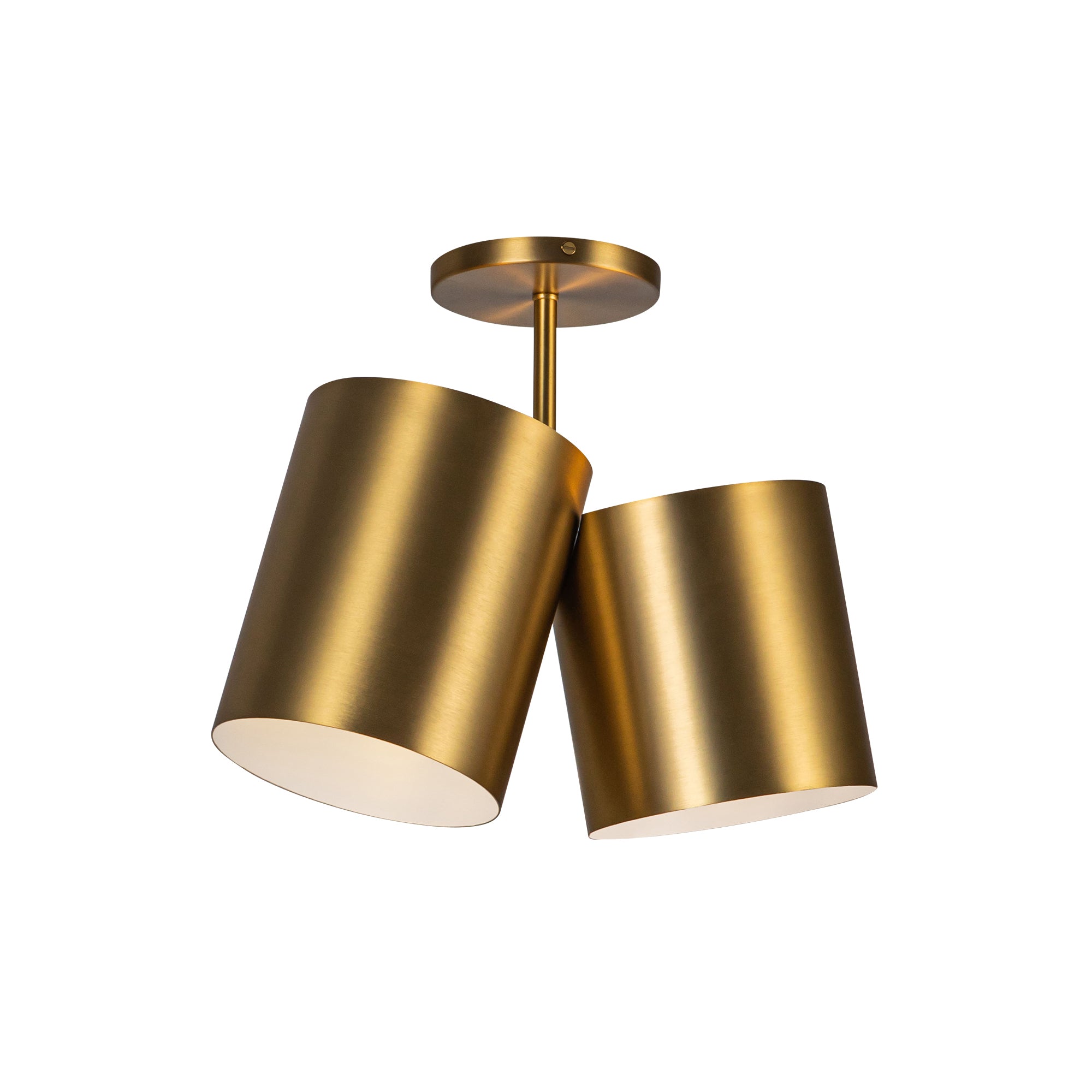 Keiko 14-in Aluminum Semi-Flush Mount