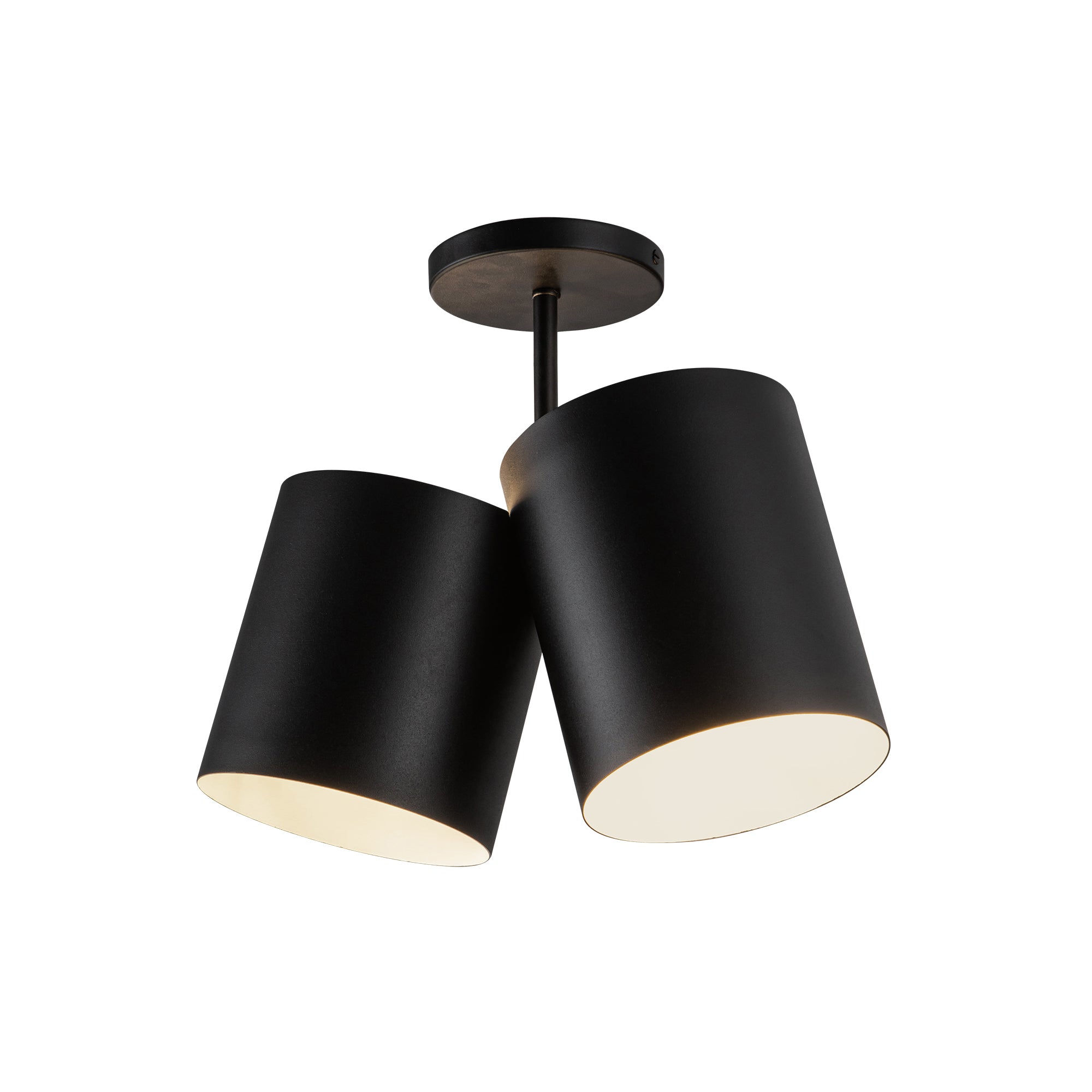 Keiko 14-in Aluminum Semi-Flush Mount