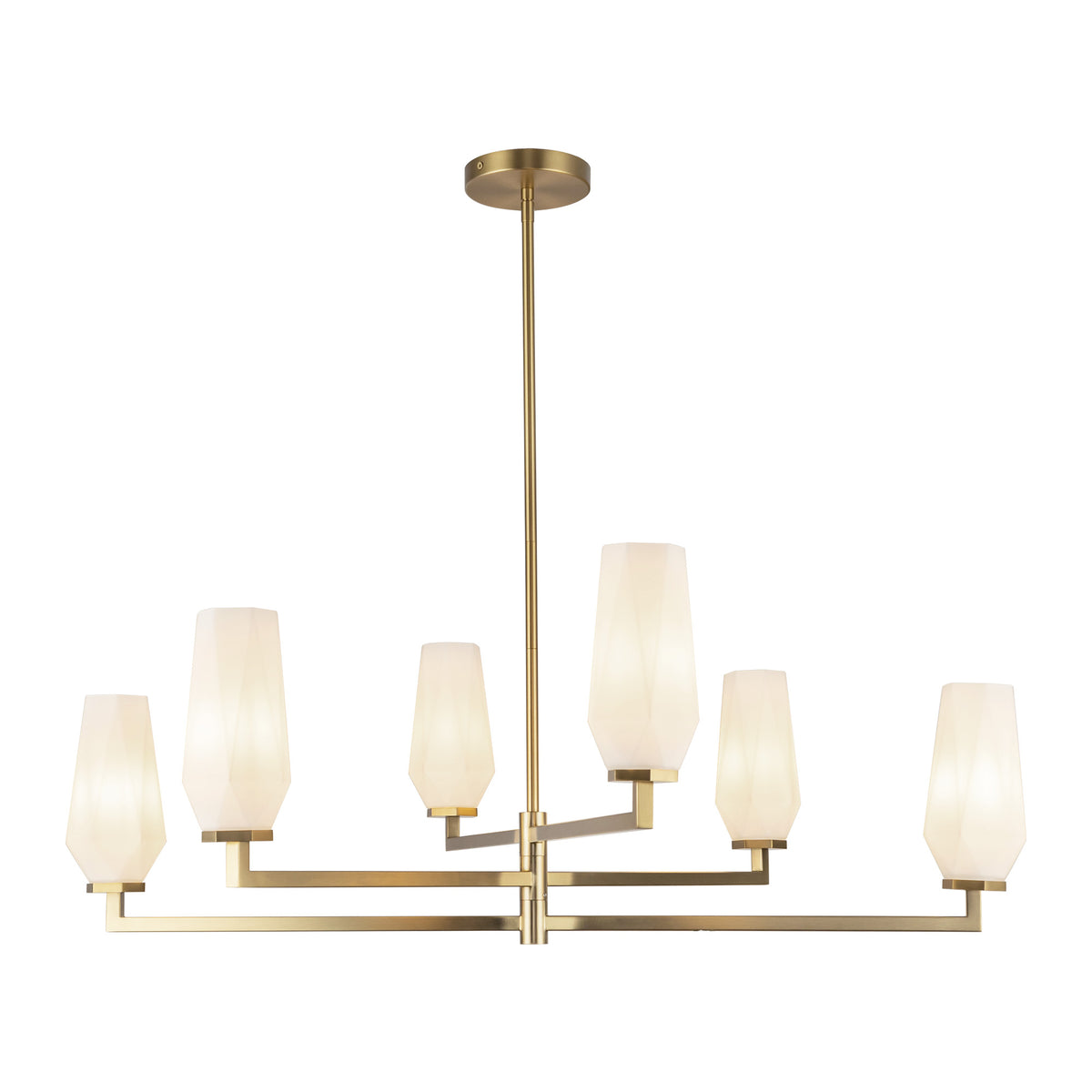 Krysta 35-in Steel Chandelier