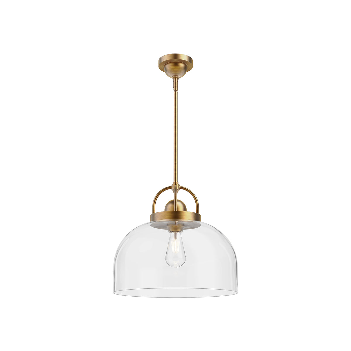 Lancaster 15-in Steel Pendant