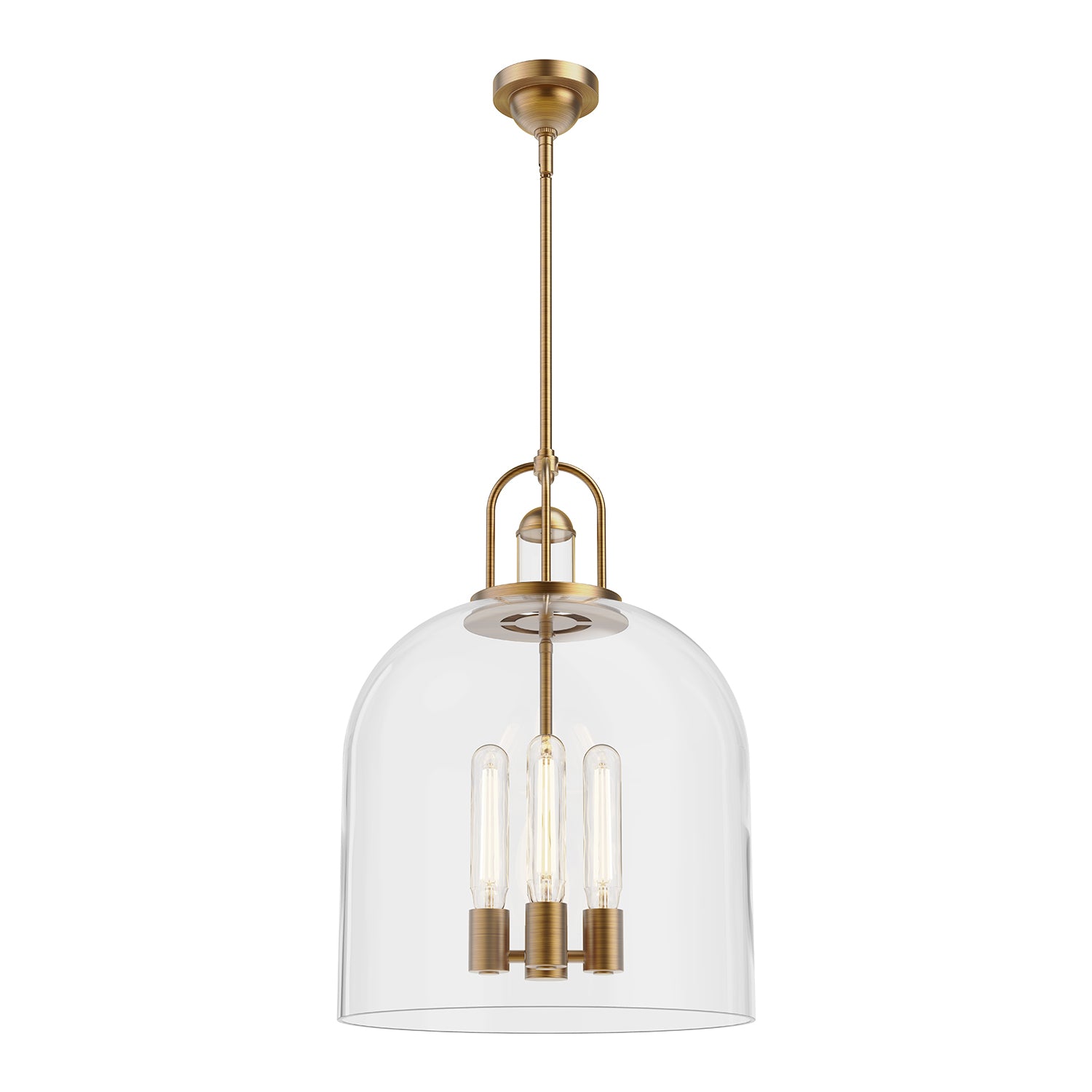 Lancaster 16-in Steel Pendant
