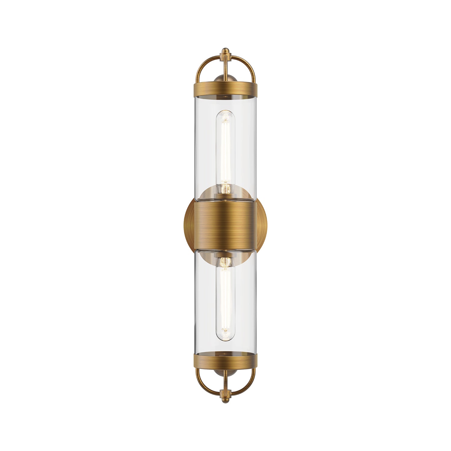 Lancaster 5-in 2 Lights Steel Vanity Light