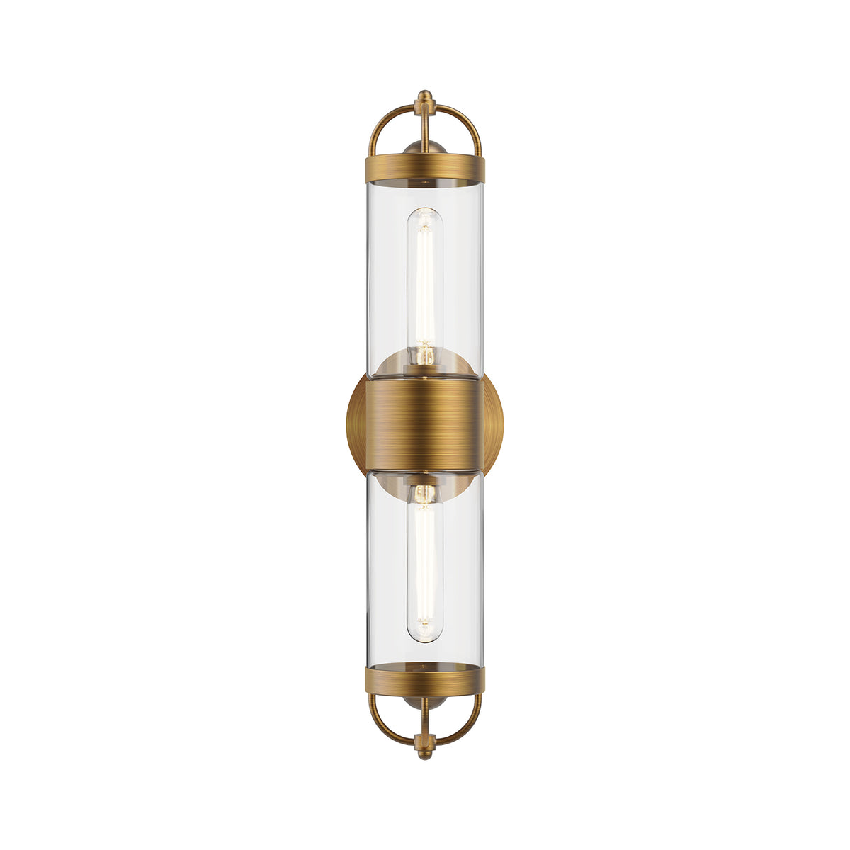 Lancaster 5-in 2 Lights Steel Vanity Light